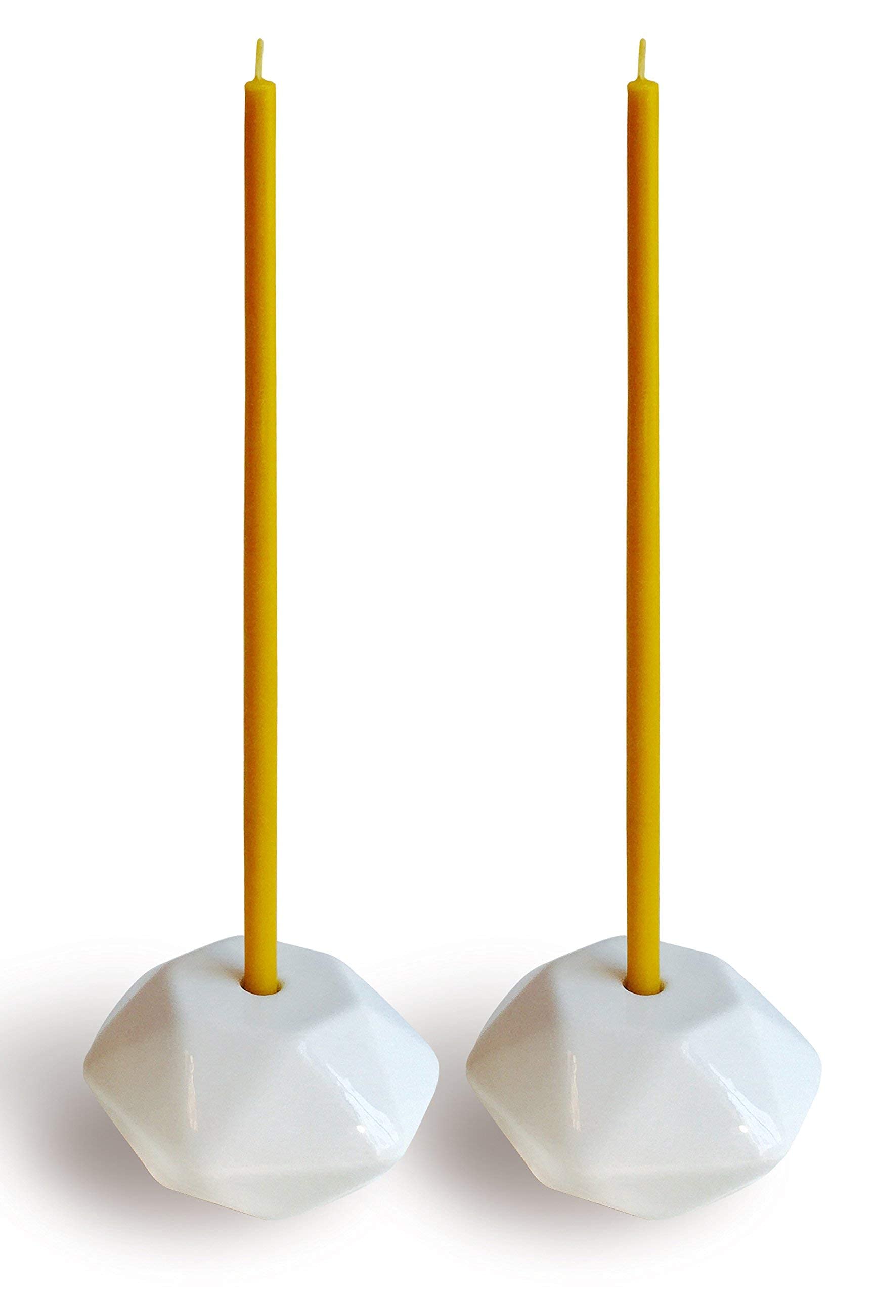 500 Votprof 100% Pure Beeswax Taper Candles (6.25 Inches) - Natural Honey Scented, Handmade, Eco-Friendly for Romantic Dinners, Weddings & Home Decor