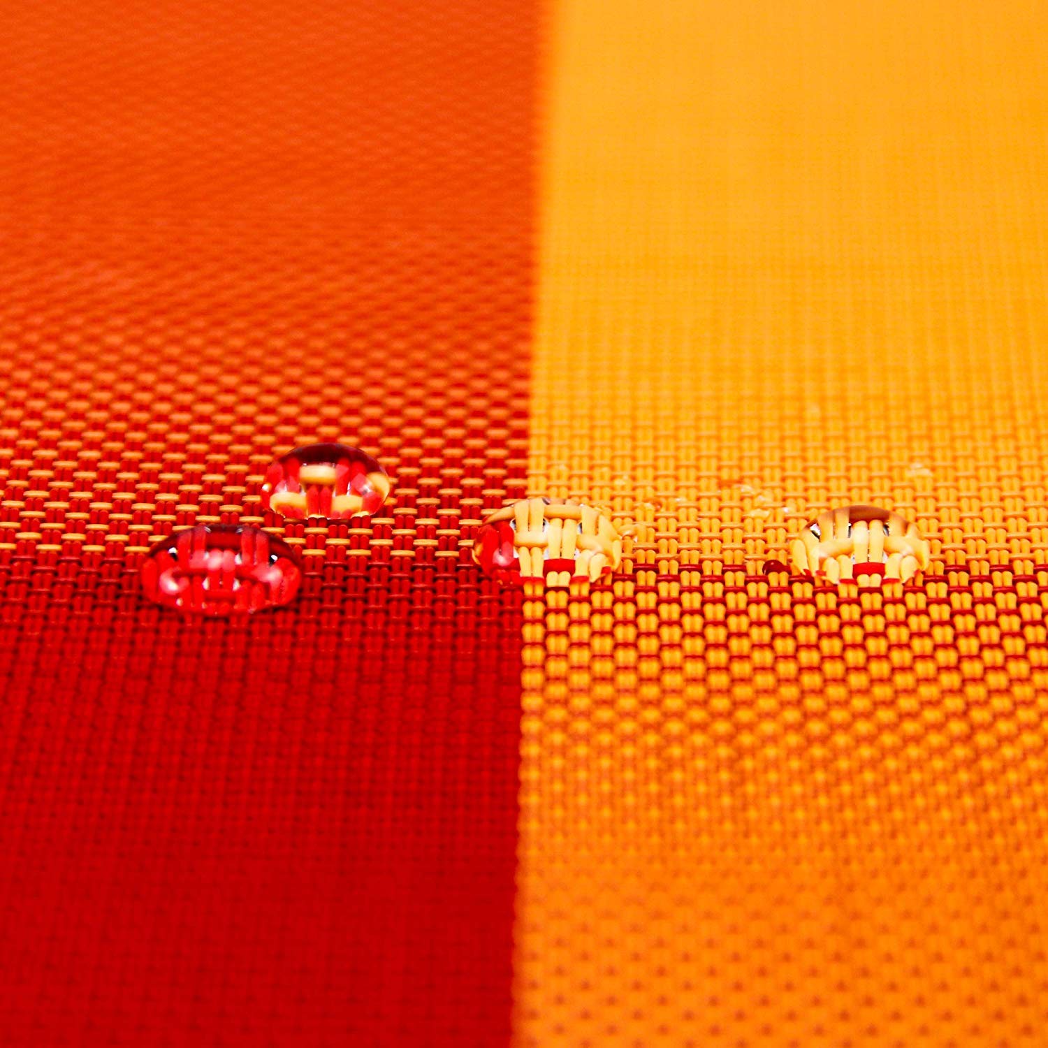 Premium Red Placemats Set of 4 - 17.9 x 11.9 Inch Waterproof & Heat Resistant - Perfect for Dining Table, Kitchen, Party Decor, and Holiday Gatherings