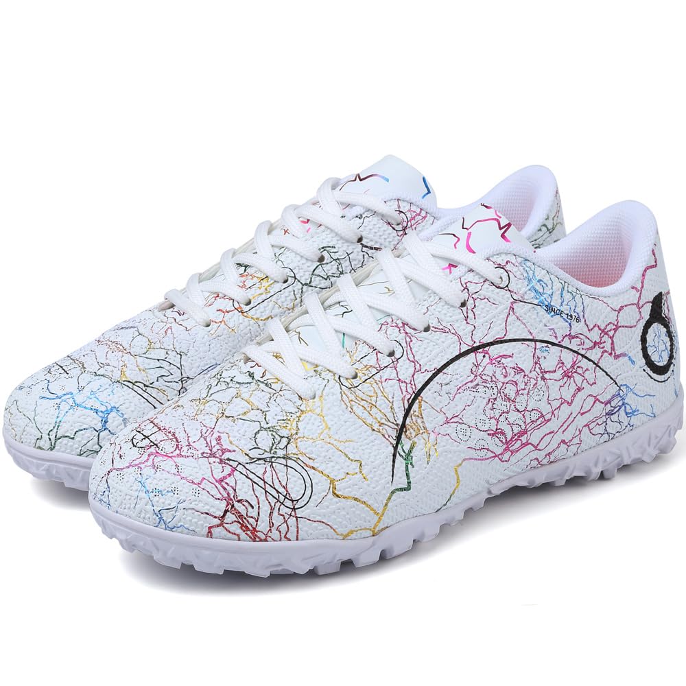 Youth Soccer Shoes for Boys & Girls - Firm Ground & Turf Cleats for Outdoor Play
