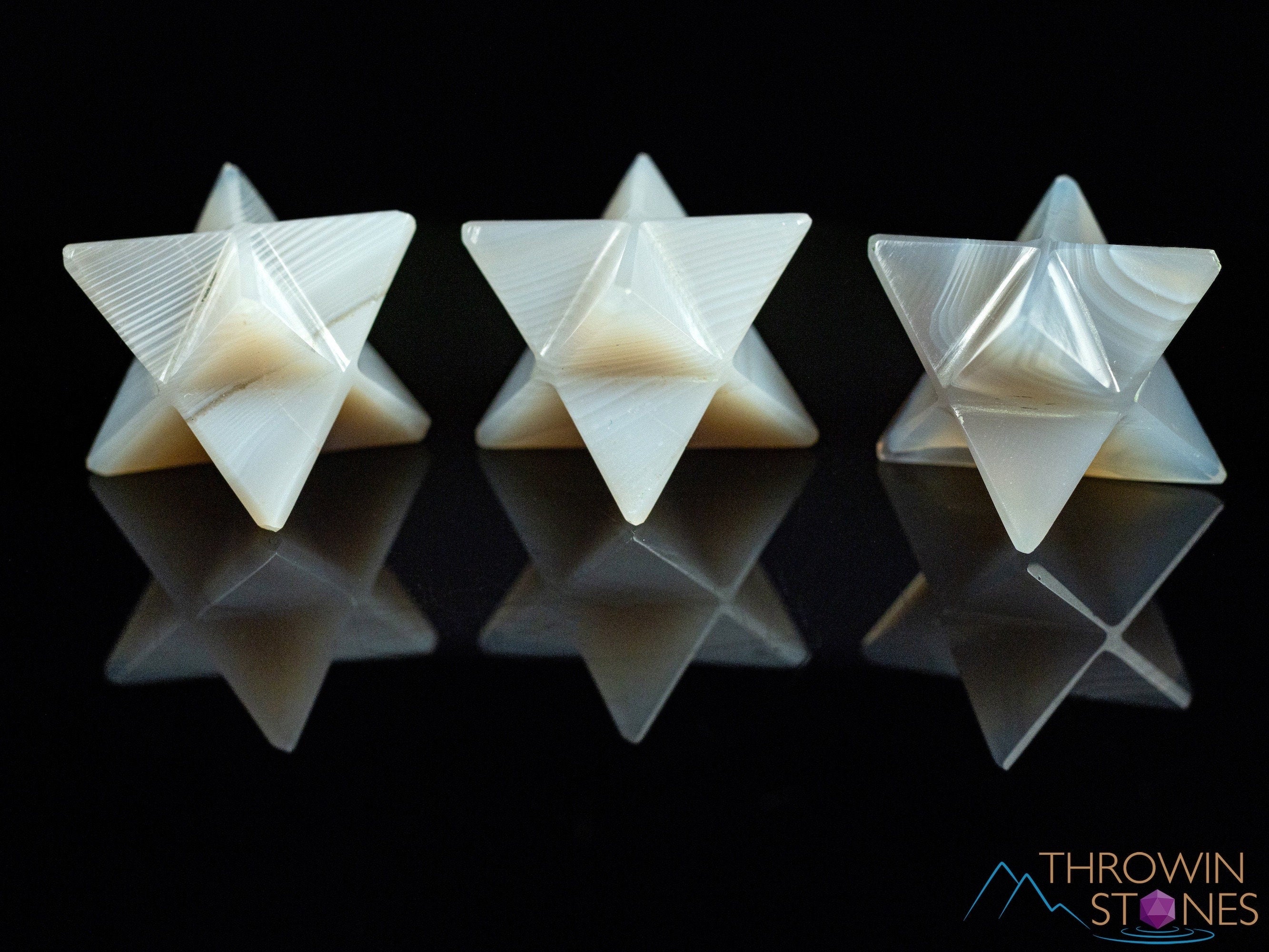 AGATE Crystal Merkaba Star - Sacred Geometry Metaphysical Healing Stone, Unique Spiritual Gift for Home Decor & Meditation | Perfect for Energy Healing, Yoga Spaces & Holistic Living
