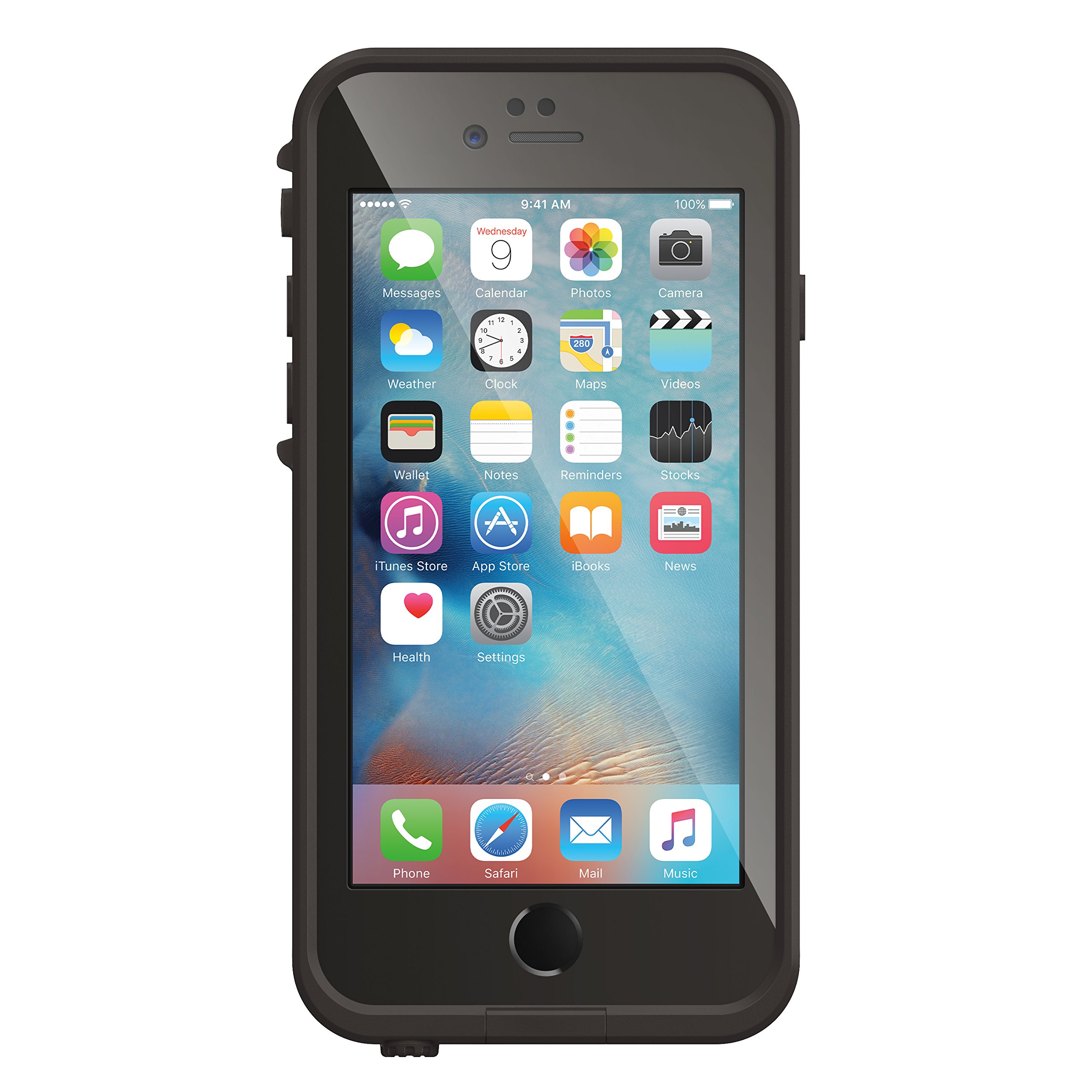 Lifeproof FRĒ SERIES Waterproof Case for iPhone 6/6s (4.7 Inch) - Shockproof, Dirtproof & Snowproof Protection - Dark Grey/Slate Grey/Skyfly Blue - Perfect for Outdoor Activities, Swimming & Extreme Sports
