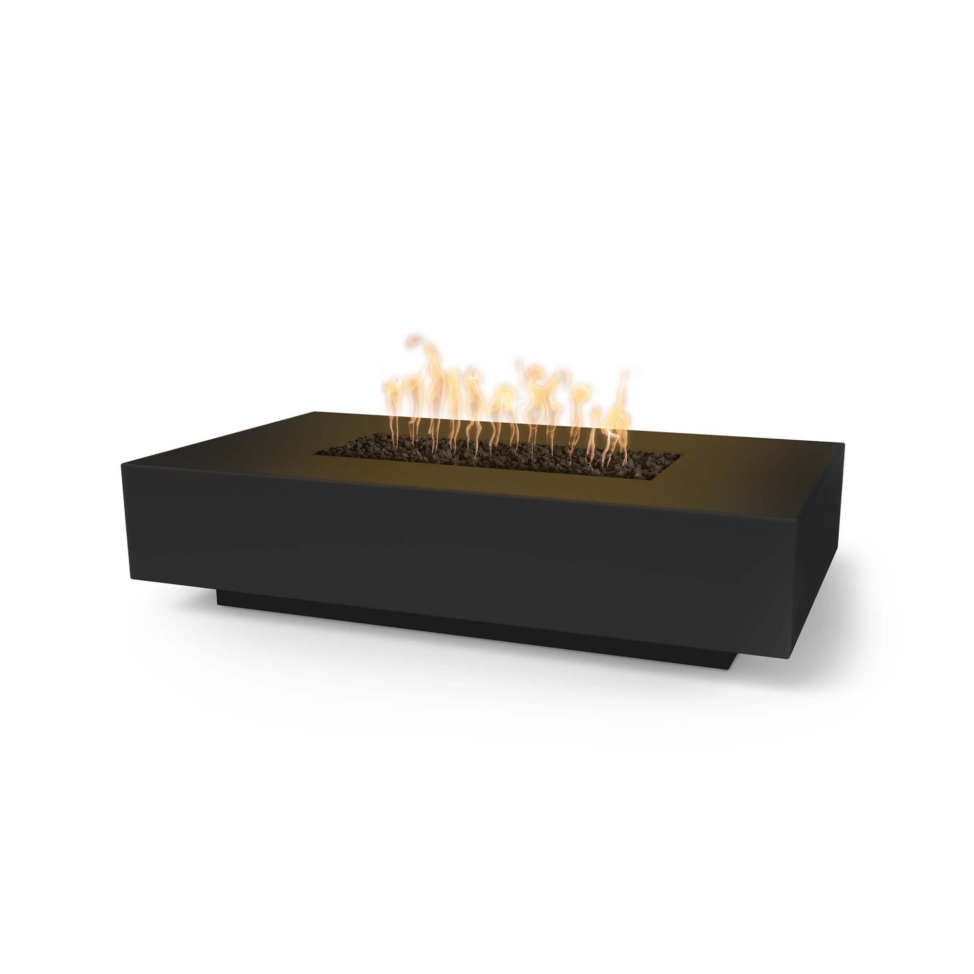 Premium GFRC Concrete Outdoor Fire Pit - Modern Linear Design for Patio, Backyard & Garden - Durable & Weather-Resistant for Year-Round Use