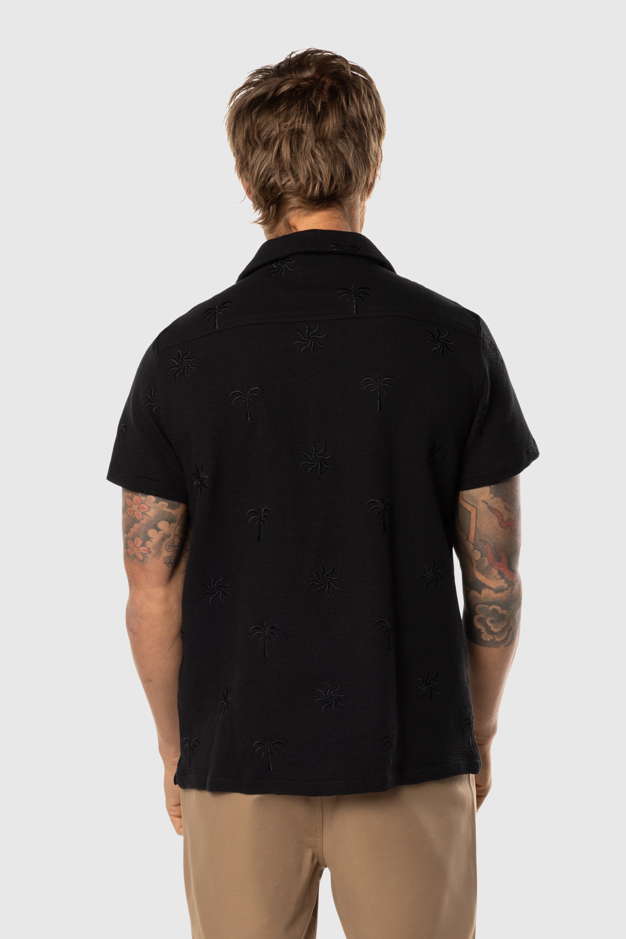 Stylish Cabana Button Up Shirt for Men - Breathable & Lightweight Summer Beachwear - Perfect for Vacations, Pool Parties, and Casual Outings