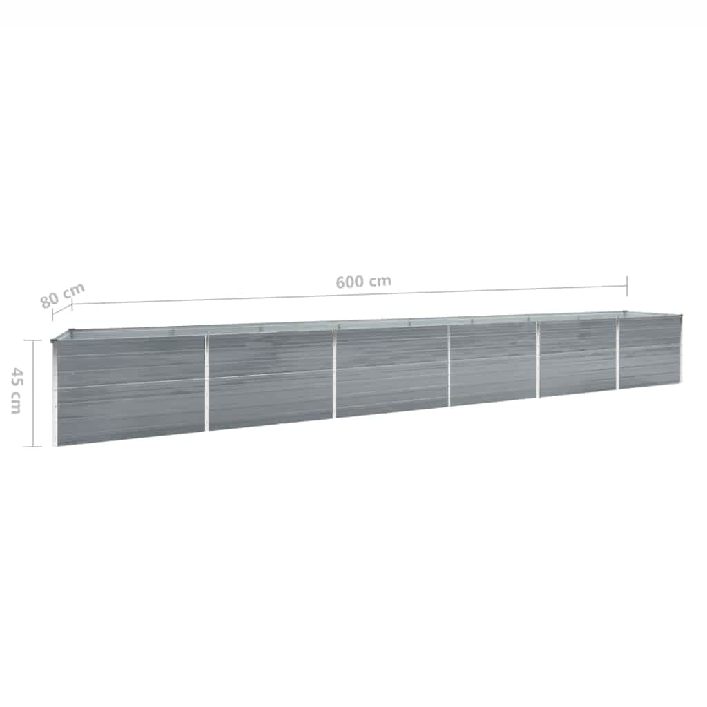 Galvanized Steel Raised Garden Bed 236