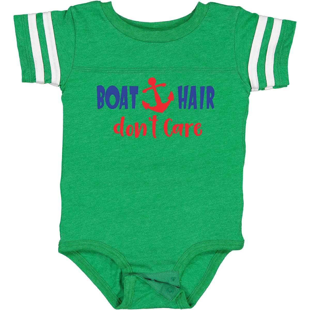Boat Hair Don't Care Baby Bodysuit - Sailing & Nautical Outfit