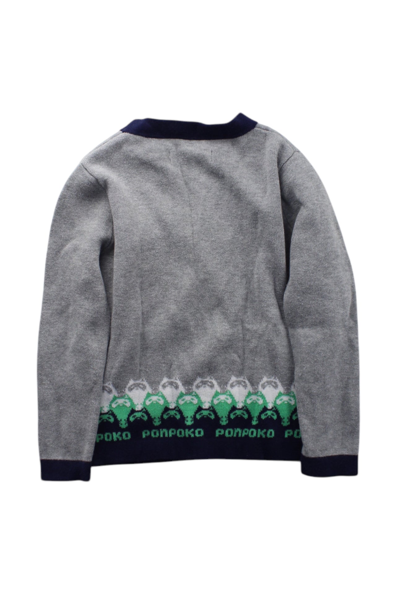Ponpoko Cardigan for Kids Size 4T - Soft Cozy Knit Sweater for Toddlers - Perfect for Preschool, Playdates & Family Outings