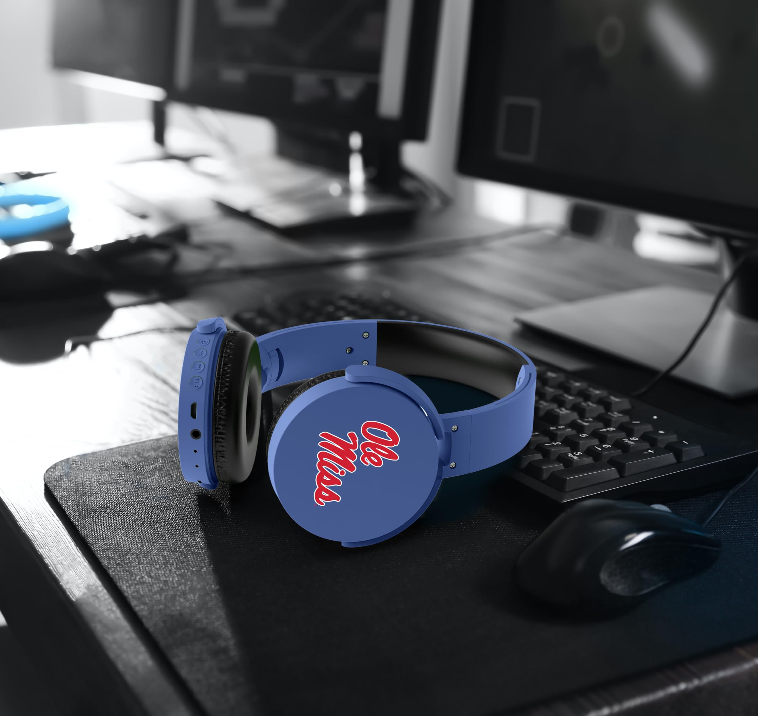 SOAR NCAA Wireless Bluetooth Headphones - Noise Cancelling, 30H Playtime, IPX5 Waterproof - Perfect for Sports, Gym, Running & Travel