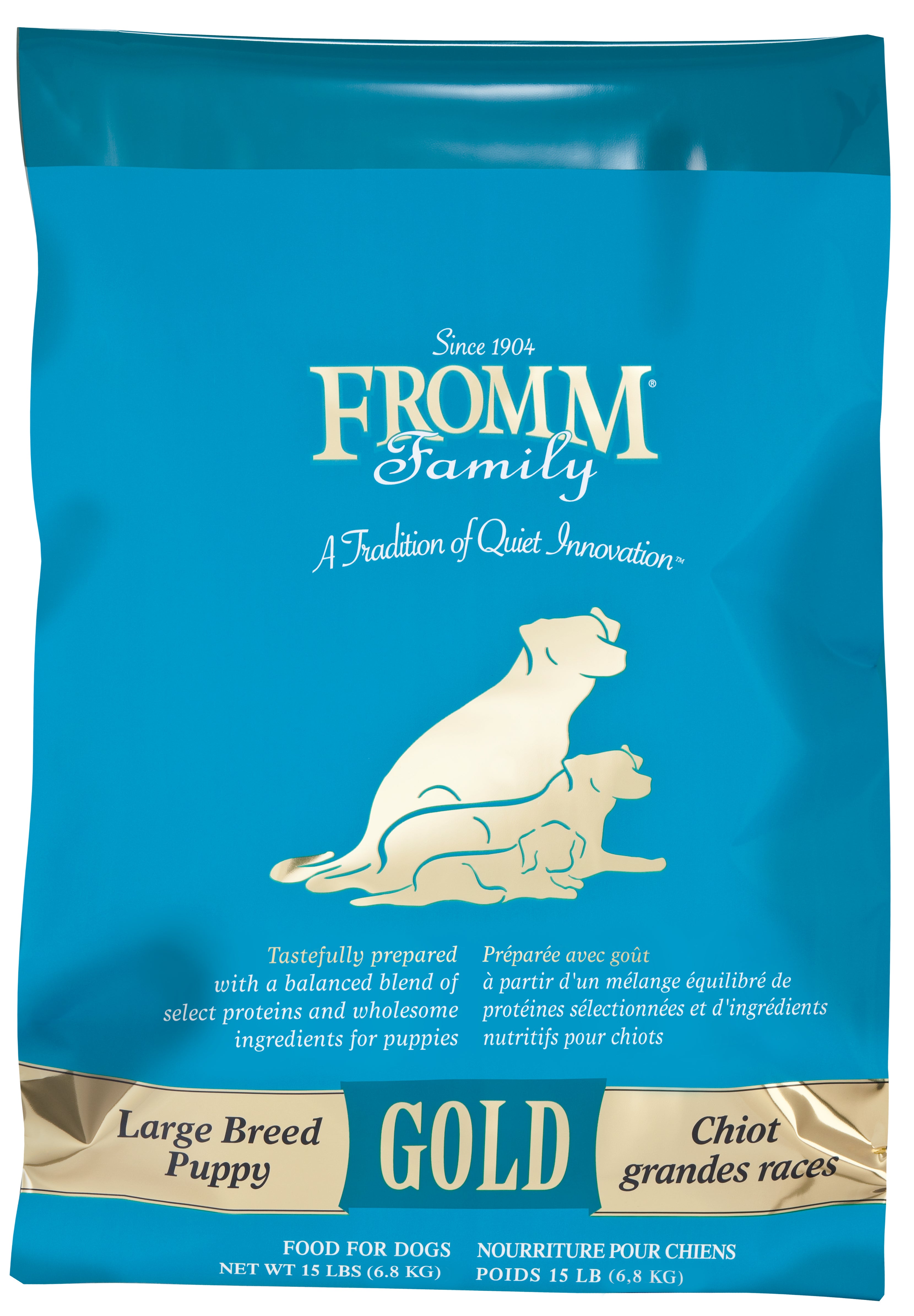 Fromm Gold Grain-Free Dry Dog Food for Large Breed Puppies - High Protein, Natural Ingredients for Healthy Growth & Development - Perfect for Active Puppies & Large Breed Dogs