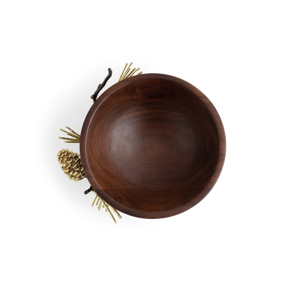 Handmade Pine Cone Wood Small Bowl - Natural Rustic Decorative Bowl for Home Decor, Kitchen, Dining Table & Gift Giving