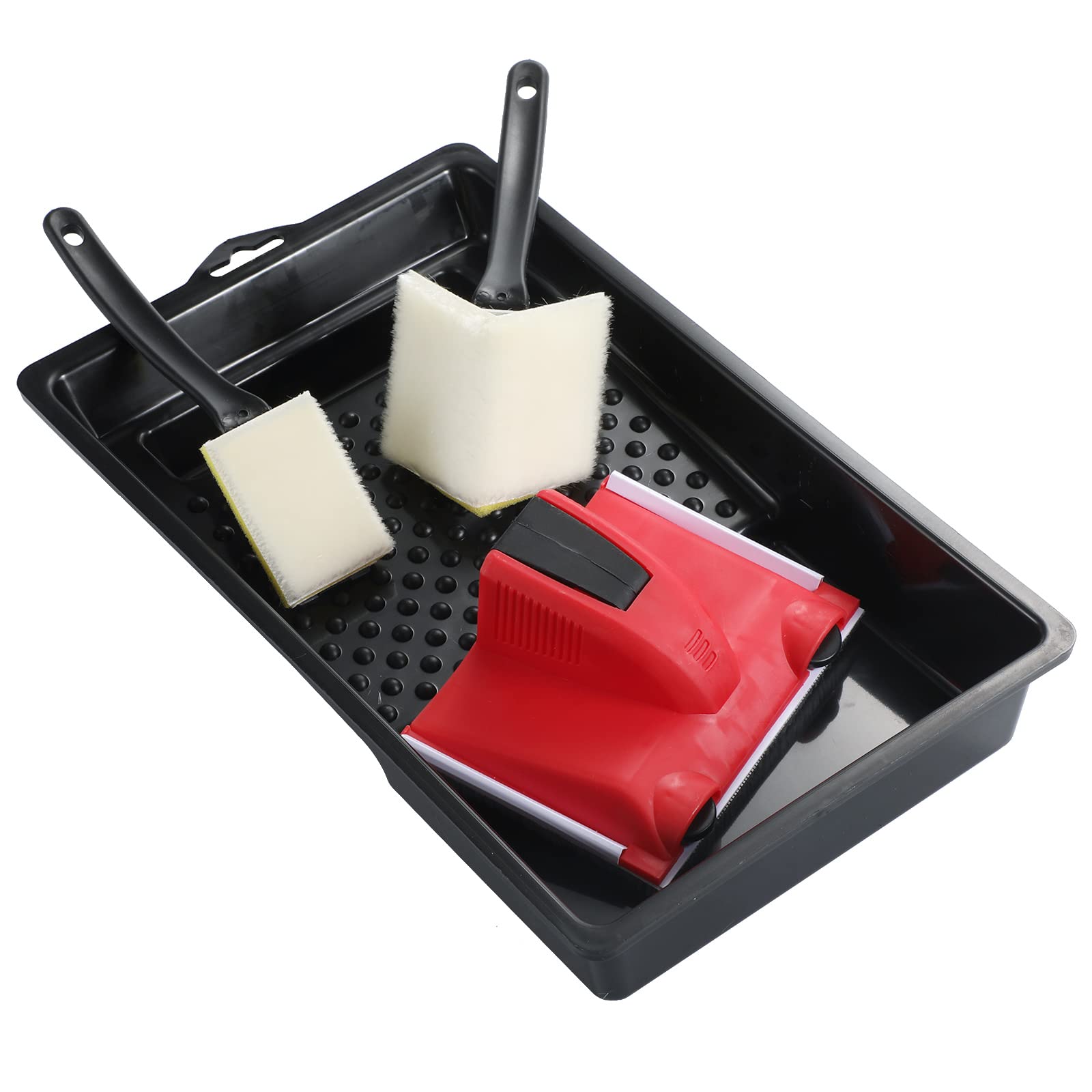 Professional Paint Edger Tool with Trim & Touch-Up Pad - Corner Painter for Walls, Includes Paint Tray - Perfect for Home Interior Painting, Quick Room Makeovers - Ideal for DIY Projects, Wall Edges & Ceiling Corners