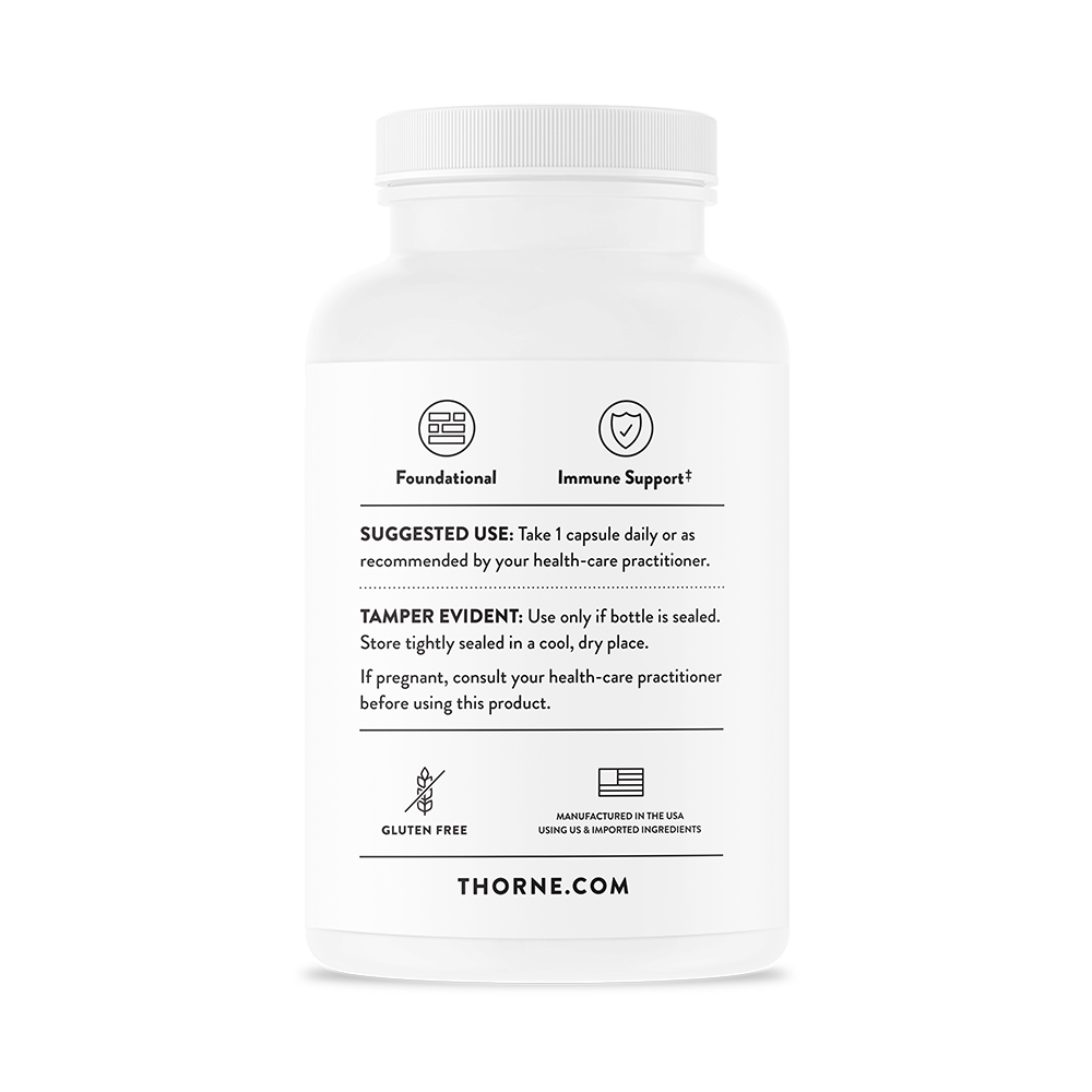 Thorne Zinc Picolinate 30mg - 180 Capsules | High Absorption Zinc Supplement for Immune Support & Skin Health | Daily Wellness & Immune Booster for Men & Women