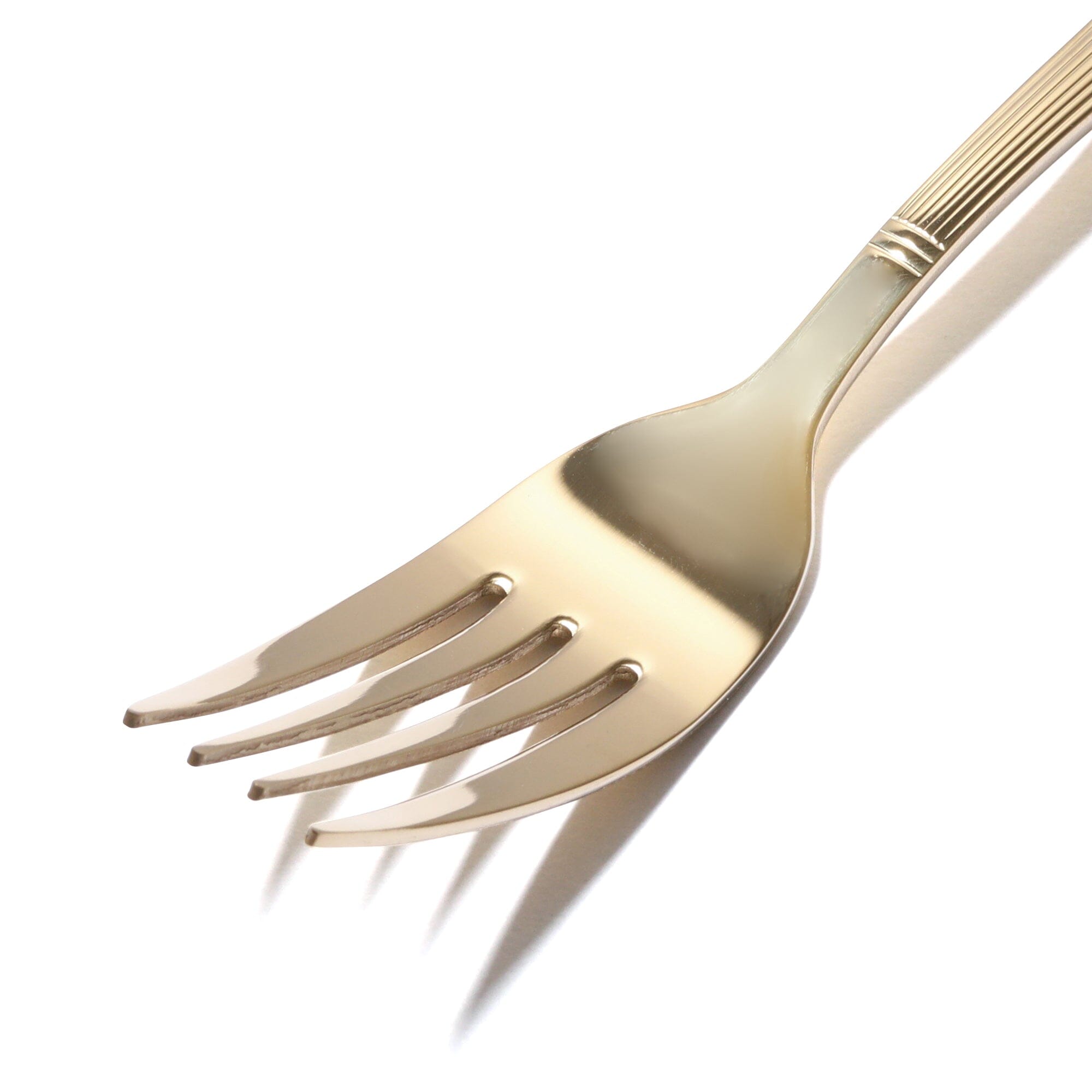 10-Piece Stainless Steel Gold Cutlery Set - Elegant Flatware for Dining, Parties, and Gifts