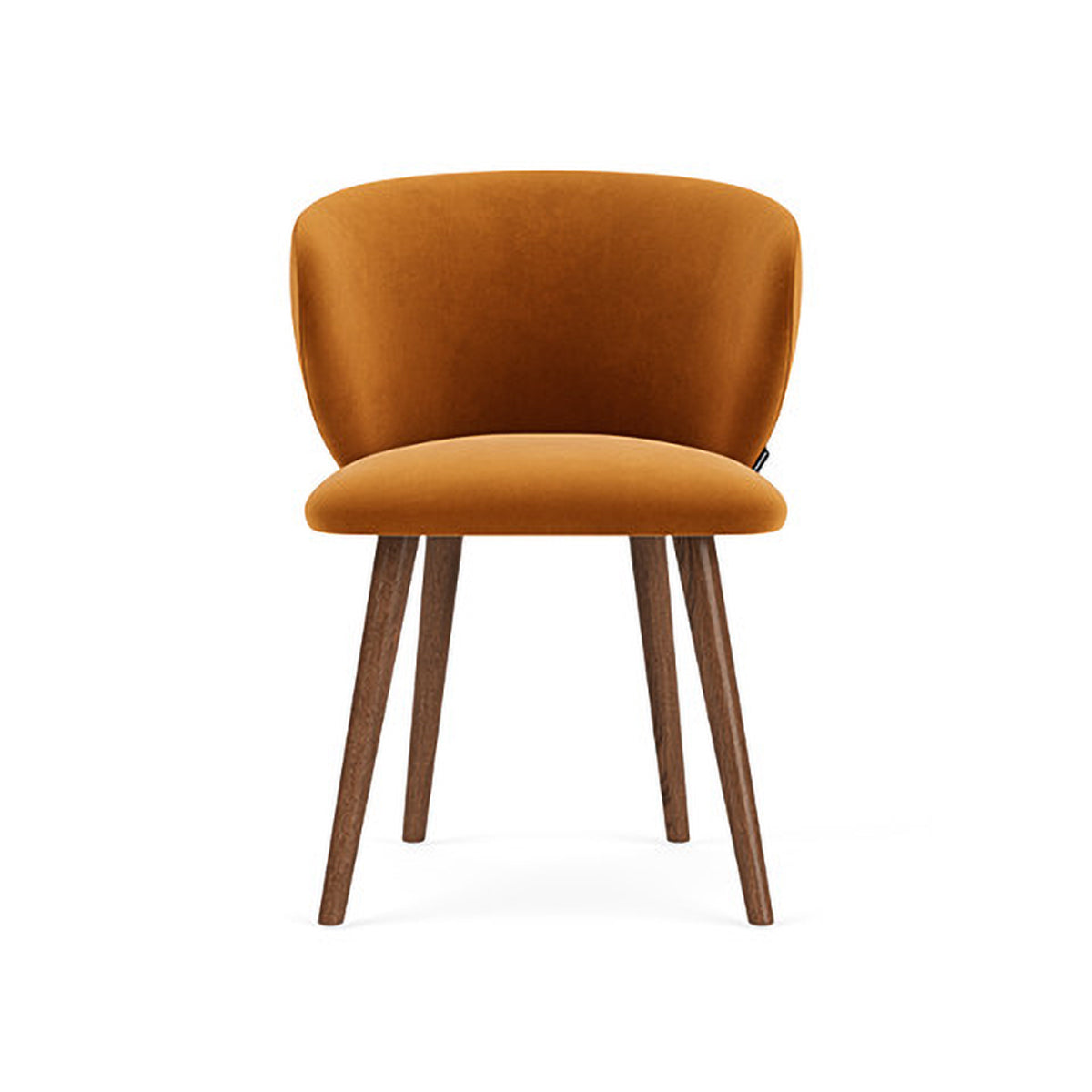 Ellie Velvet Dining Chair - Upholstered Modern Accent Chair for Kitchen, Dining Room & Home Decor - Soft & Comfortable Seating for Entertaining & Relaxing