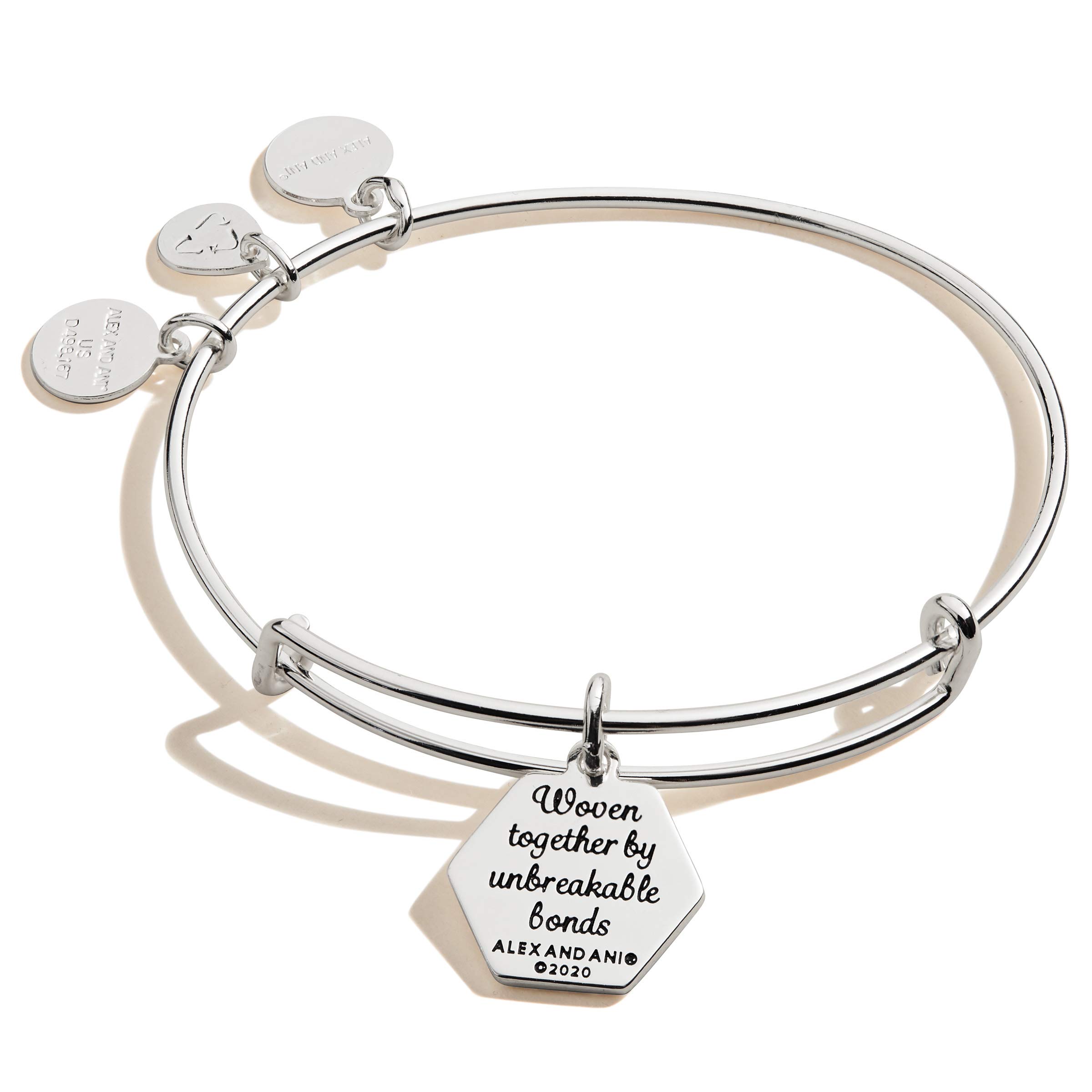 Alex and Ani Sister Bracelets - Sterling Silver Adjustable Bangle for Women | Meaningful Sister Gift for Birthday, Anniversary & Friendship | Perfect for Everyday Wear & Special Occasions