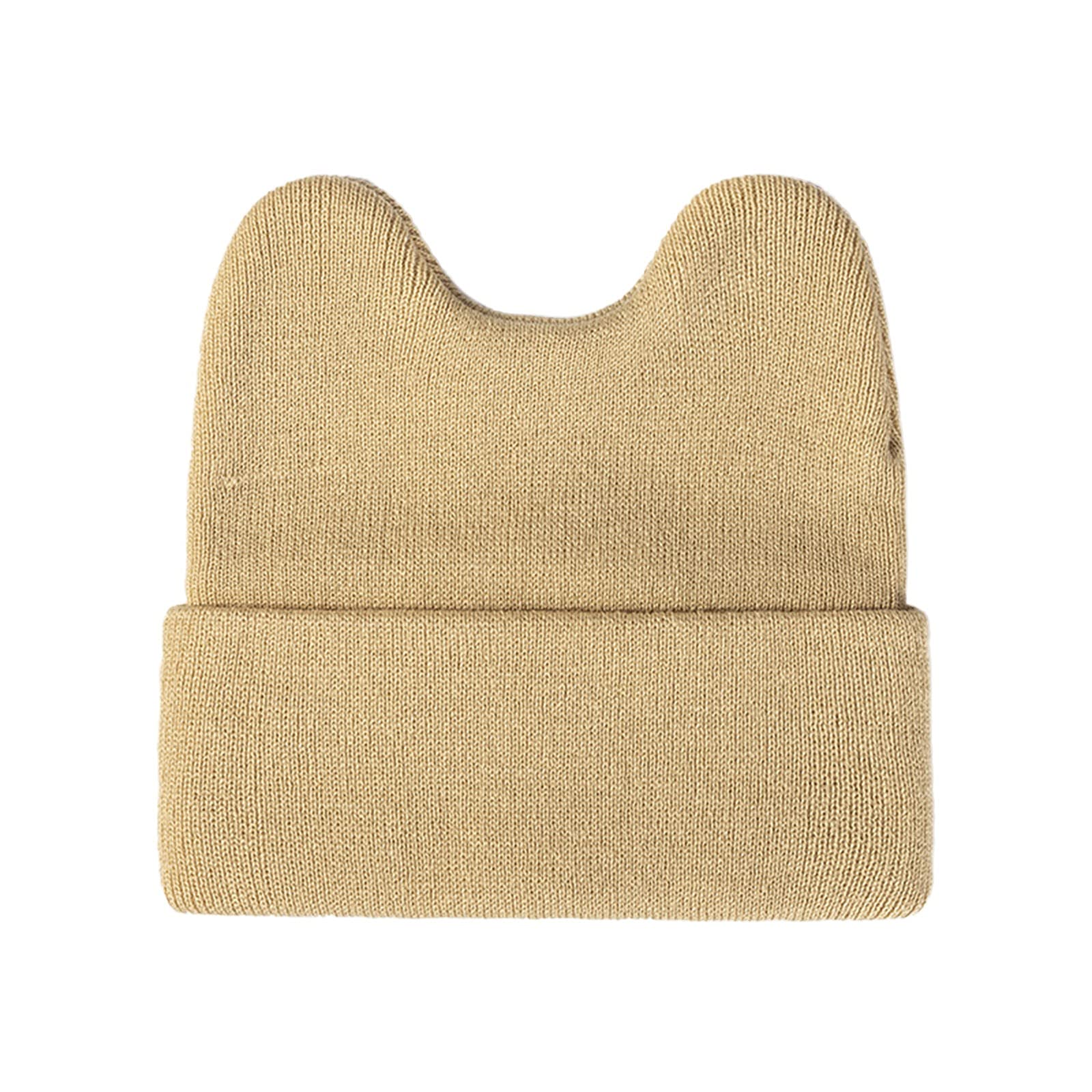 Warm Knitted Rabbit Ears Wool Hat for Women - Winter Outdoor Baseball Cap with Cute Bunny Ears - Perfect for Hiking, Skiing, and Cold Weather Fashion