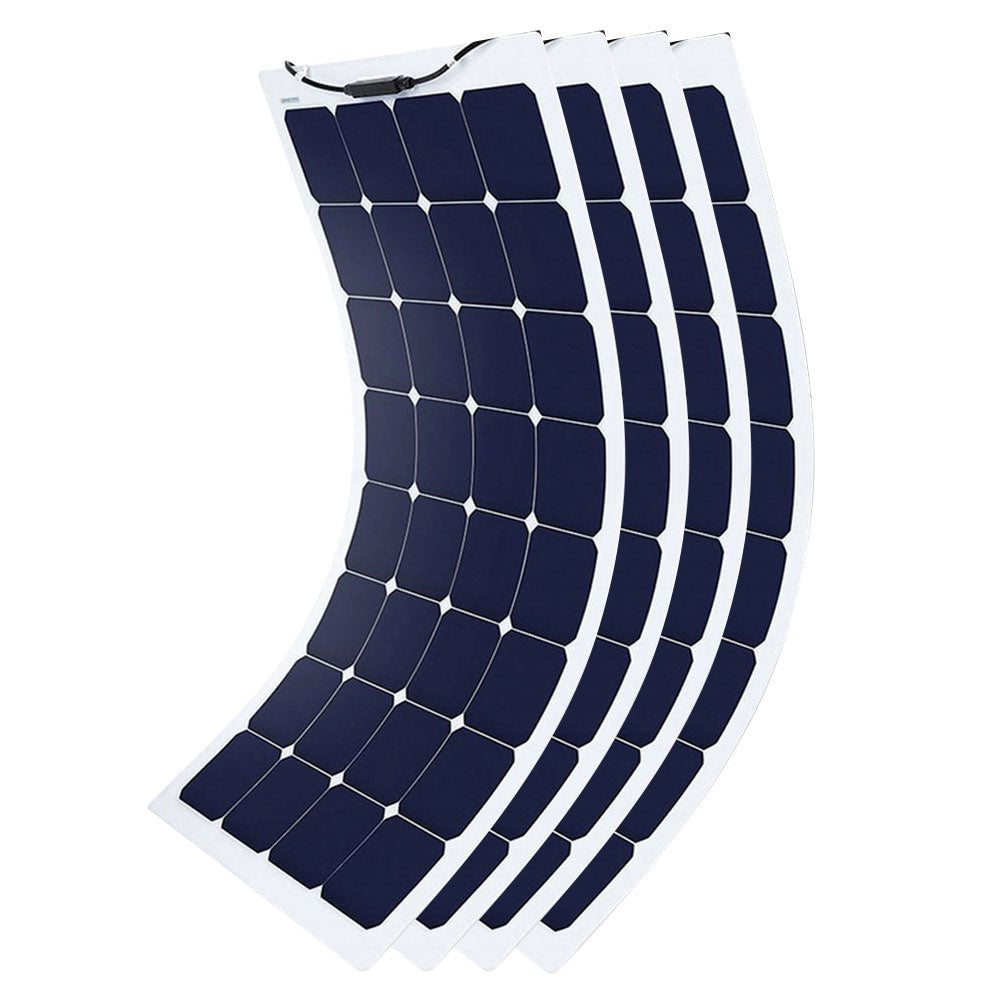 ACOPower 110W 12V Flexible Thin Lightweight ETFE Solar Panel with Connector - Perfect for RV, Boat, Camping & Off-Grid Power Supply