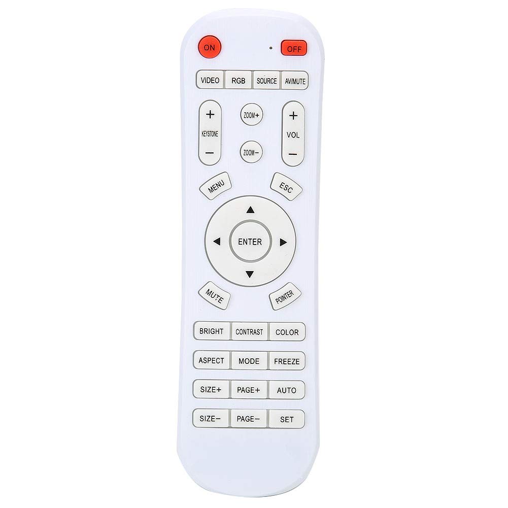 Universal Projector Remote Control - Durable Replacement Controller for Most Projectors | Perfect for Home Theater, Office Presentations & Classroom Use
