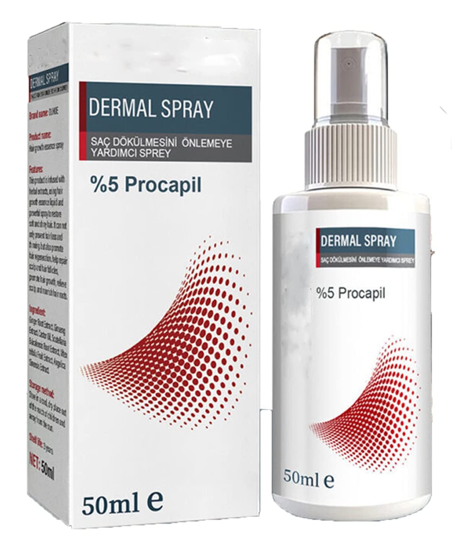 Natural Ginger Hair Growth Essence Spray 50ml - Anti Hair Loss Treatment Serum for Men & Women | Stimulates Hair Regrowth, Nourishes Scalp | Perfect for Thinning Hair & Daily Hair Care Routine (2 Pack)