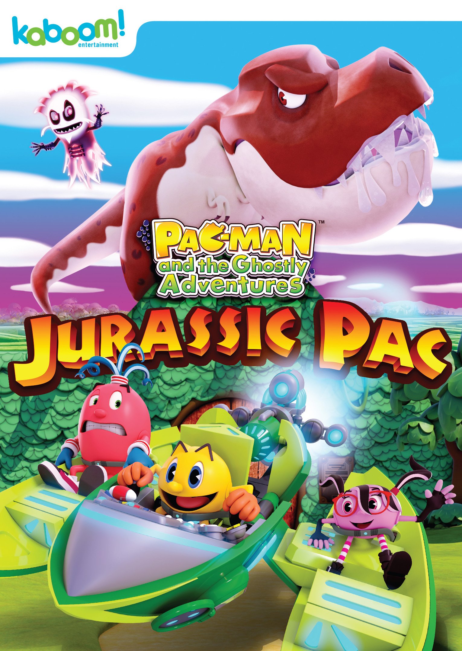 Pac-Man and the Ghostly Adventures - Jurassic Pac Video Game | Classic Arcade Action | Fun for Kids & Adults | Perfect for Family Game Nights & Retro Gaming Parties