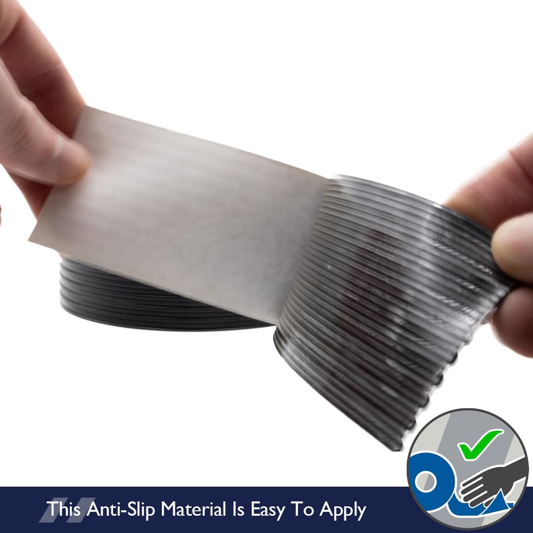 Non-Slip Ribbed Rubber Grip Tape - 6