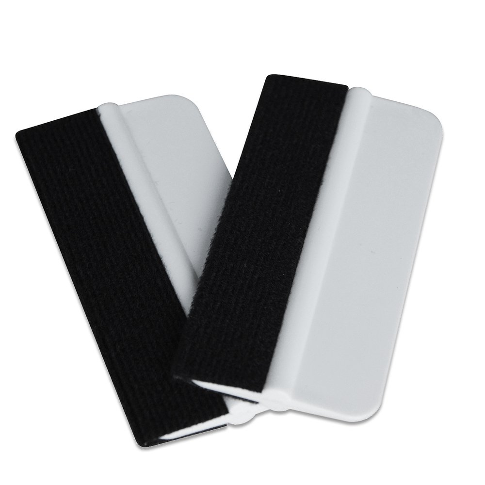 EHDIS 4 Inch Vinyl Scraper Felt Squeegee Tool - 80 Pack for Window Tinting, Sign Making, Decal Application, Film Installation - Perfect for Car Wraps, Glass Tinting & Signage Projects