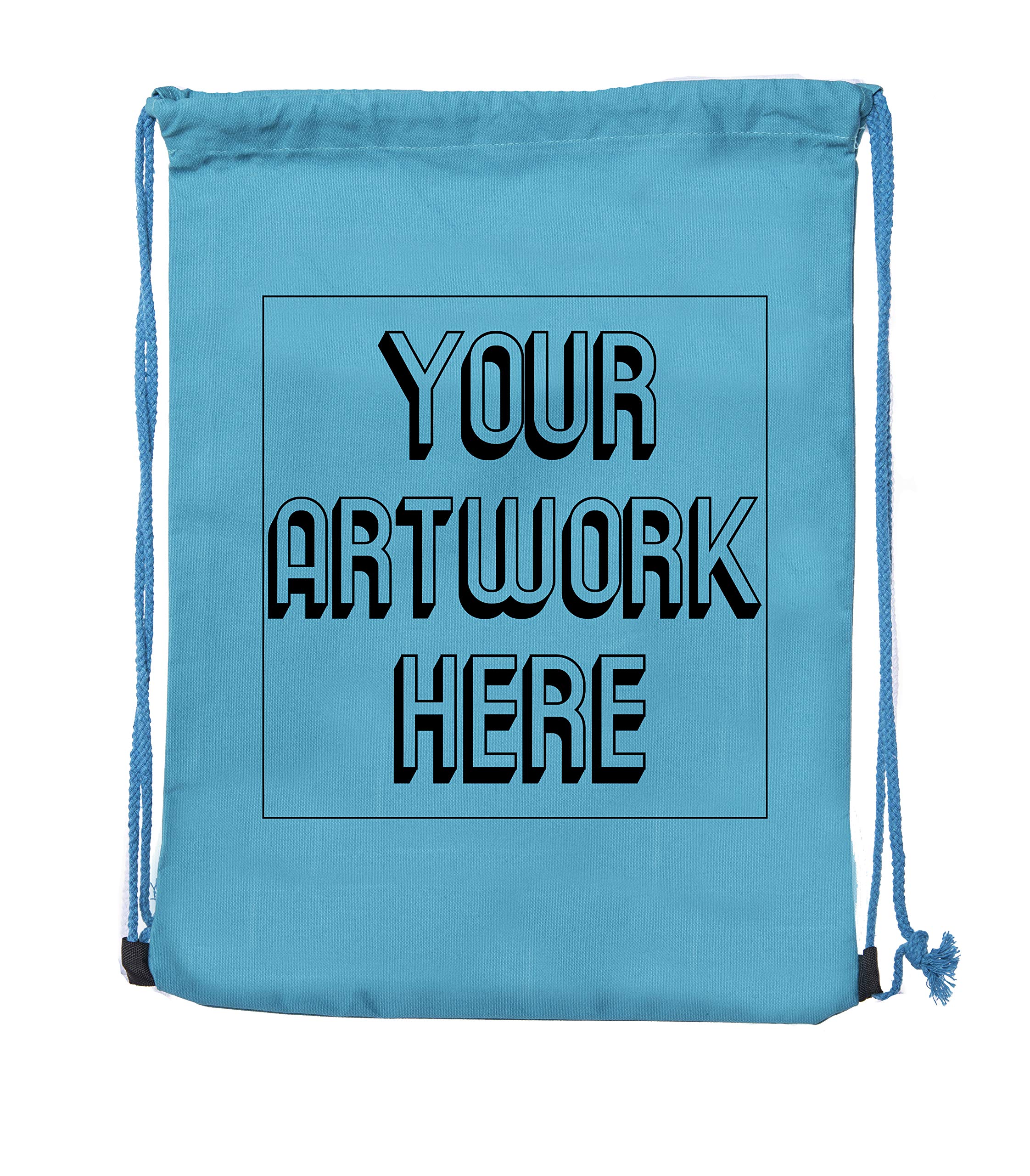 Custom Hockey Team Bags - Personalized Sports Drawstring Backpacks for Hockey Players & Fans | Great for Team Gear, Travel & Game Days