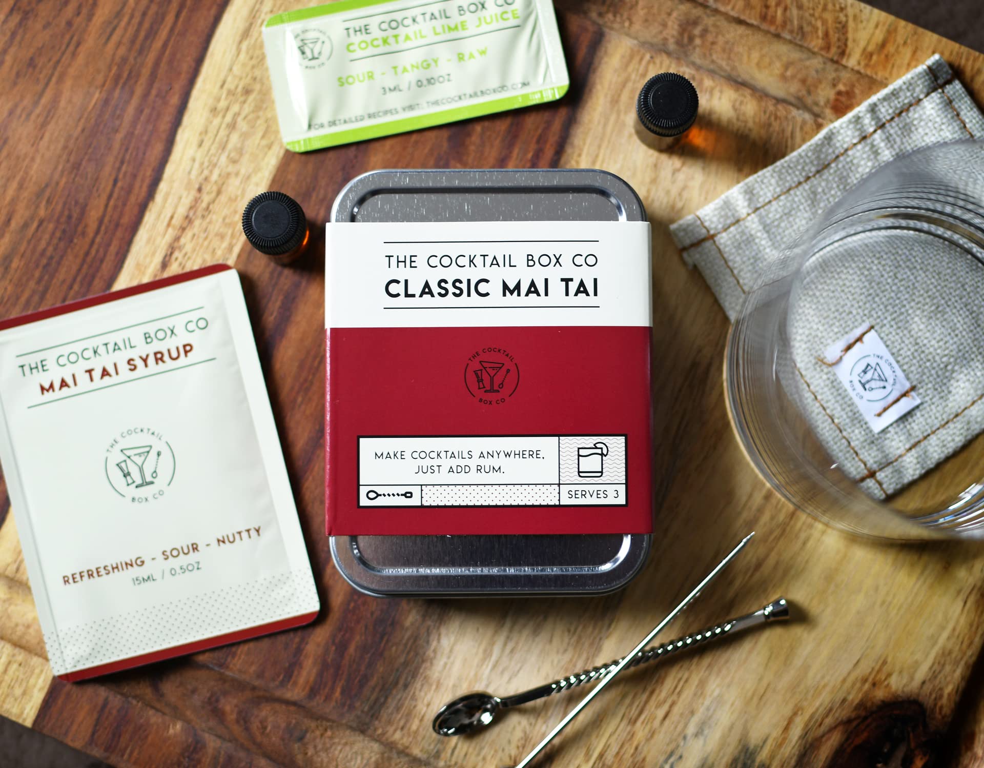 Premium Handcrafted Cocktail Travel Kit - 6 Mixology Sets for Craft Cocktails | Perfect for Home Bars, Parties & Outdoor Adventures