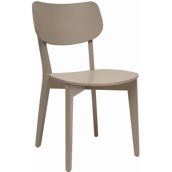 GABBY Modern Dining Chair in Taupe Grey - Comfortable & Stylish Seating for Kitchen, Dining Room, or Home Office | Perfect for Small Spaces & Compact Areas