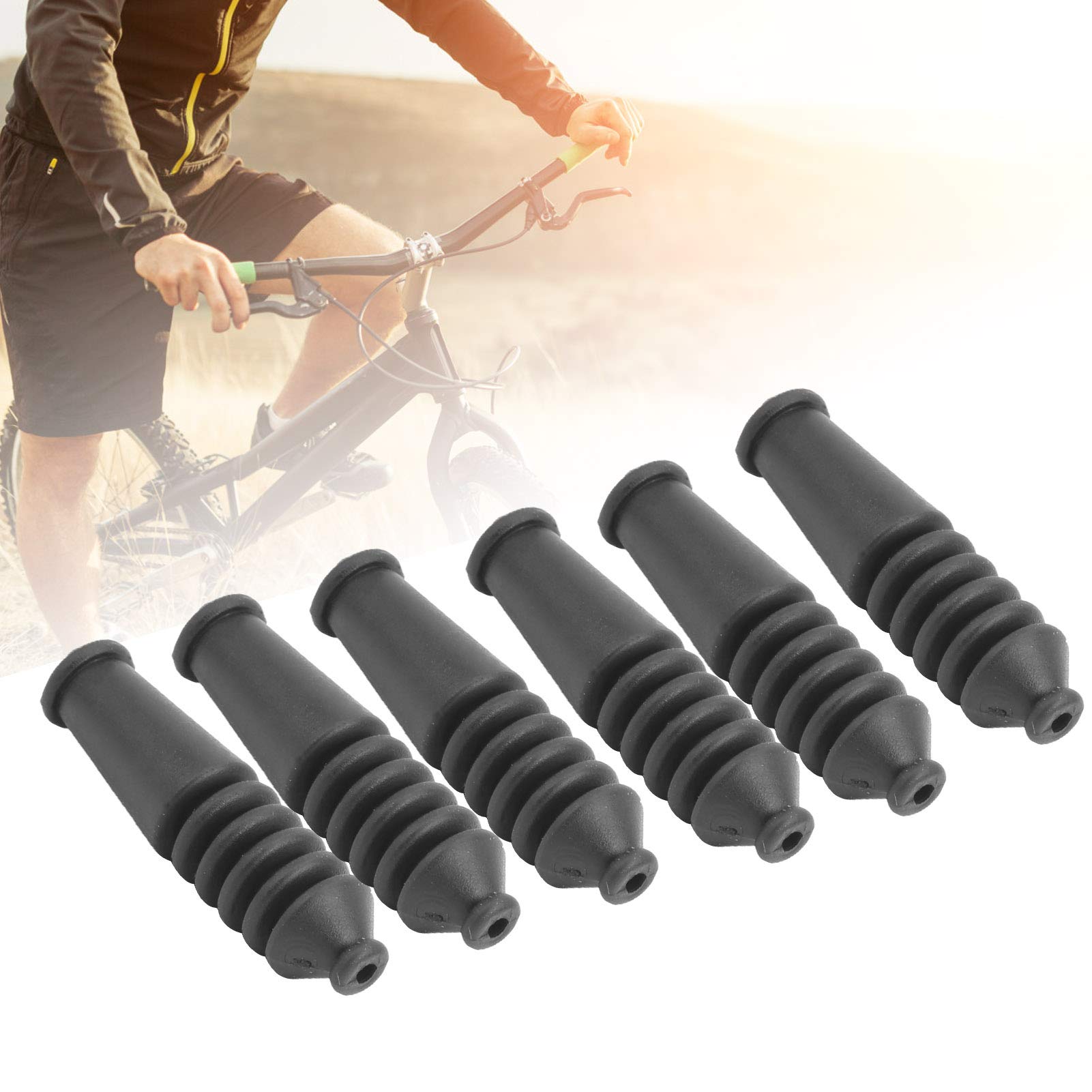 Cerlingwee V Brake Guide Pipe - Black V Brake Line Sleeves for Mountain Bikes & Folding Bikes | Durable Brake Cable Housing for Smooth Cycling on Trails & Commutes