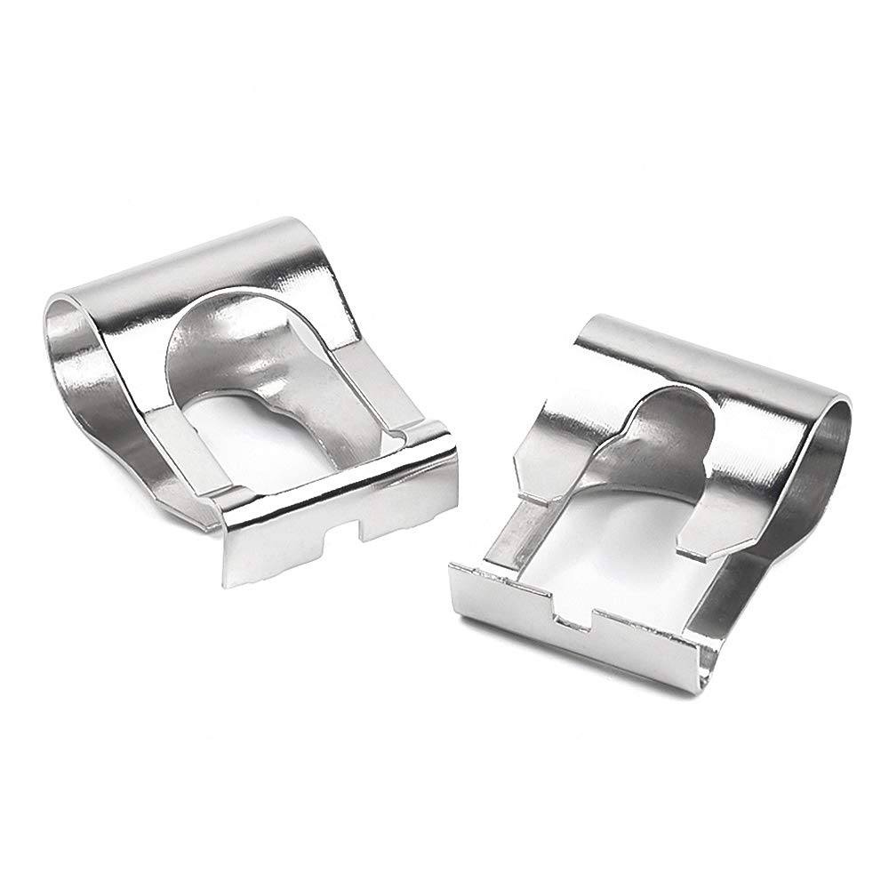 OTUAYAUTO 2Pcs Wiper Linkage Clips - Replacement Wiper Link Clamp Compatible with OEM# 49444 - Perfect for Windshield Wiper Arm Repair & Maintenance