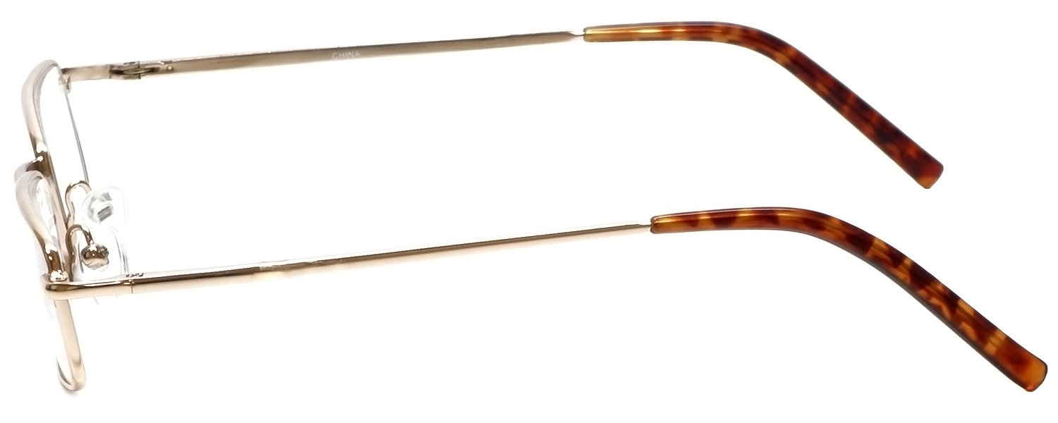 Calabria R753 Gold Reading Glasses for Women & Men - Stylish & Durable