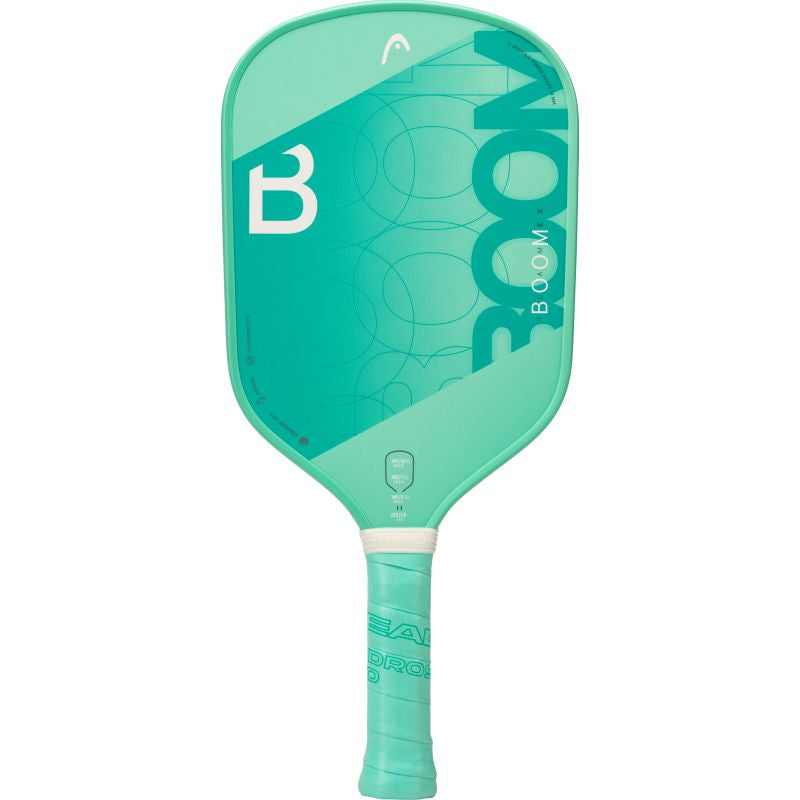 HEAD Boom Team EX Pickleball Paddle - Premium Carbon Fiber Paddle for Competitive Play | Perfect for Tournaments & Recreational Games