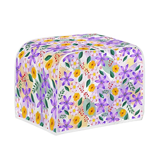 Purple Yellow Floral