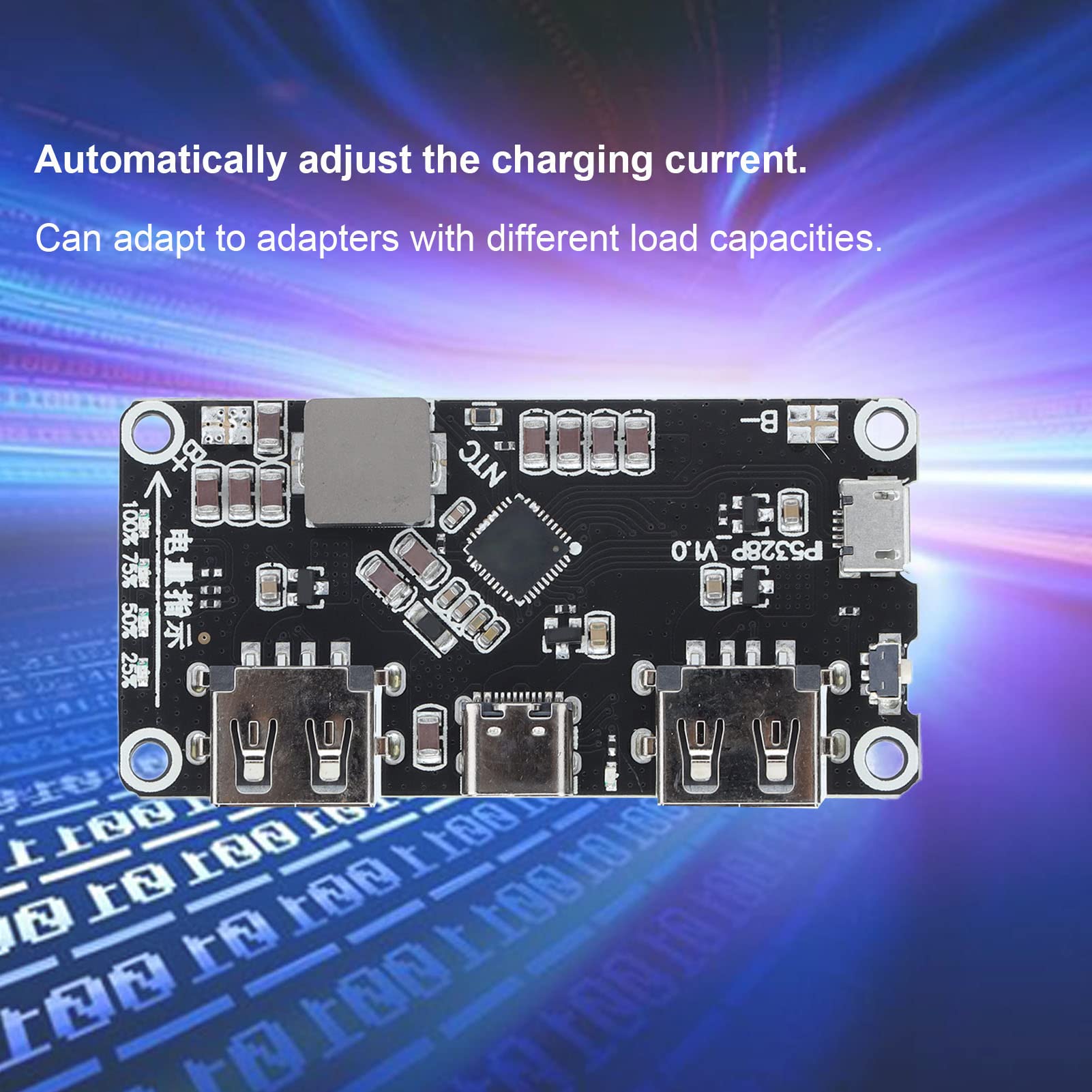 1Pcs IP5328P Fast Charging Module 3.7V-12V Step-Up Circuit Board for DIY Phone Chargers