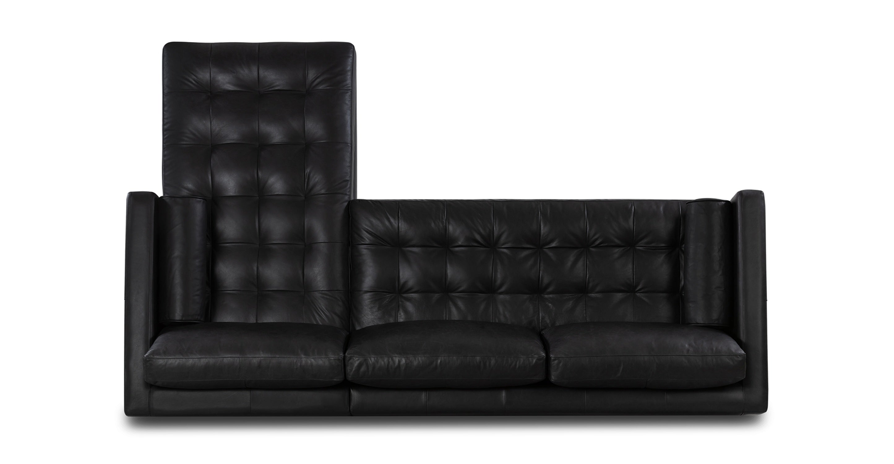 Napa Right Facing Sectional Sofa - Modern L-Shaped Couch for Living Room, Family Room & Home Theater | Comfortable Upholstered Furniture with Premium Fabric