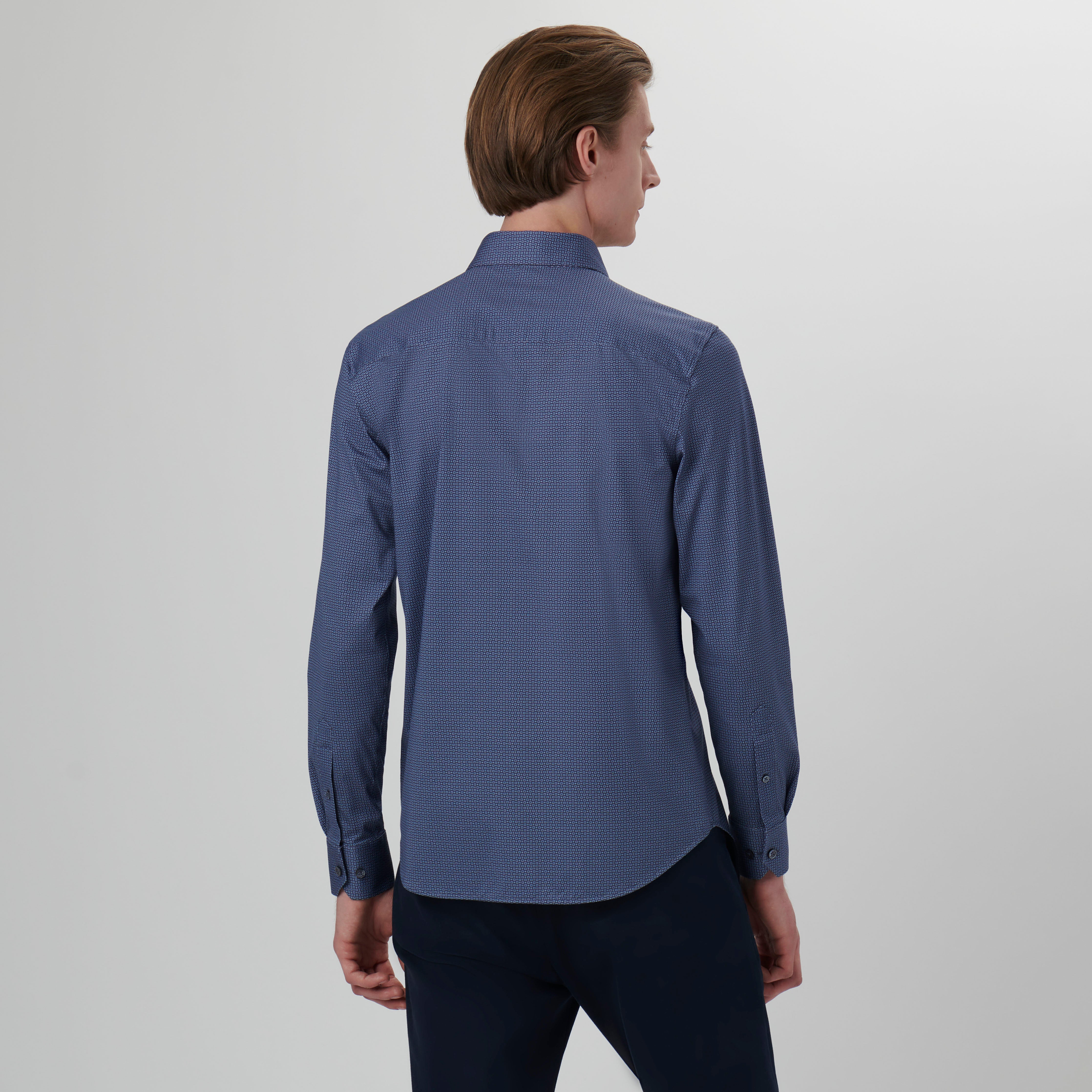 James Geometric Print Cotton Shirt for Men - Stylish & Comfortable Casual Wear for Office, Outings & Everyday Use