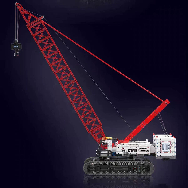 Mouldking 17046 Wacker 16000 Crawler Crane Building Blocks Set - 4494pcs Construction Toy for Adults & Kids | STEM Educational Model Kit for Engineering Enthusiasts | Perfect for Home Display, Birthday Gifts & Collector's Showcase
