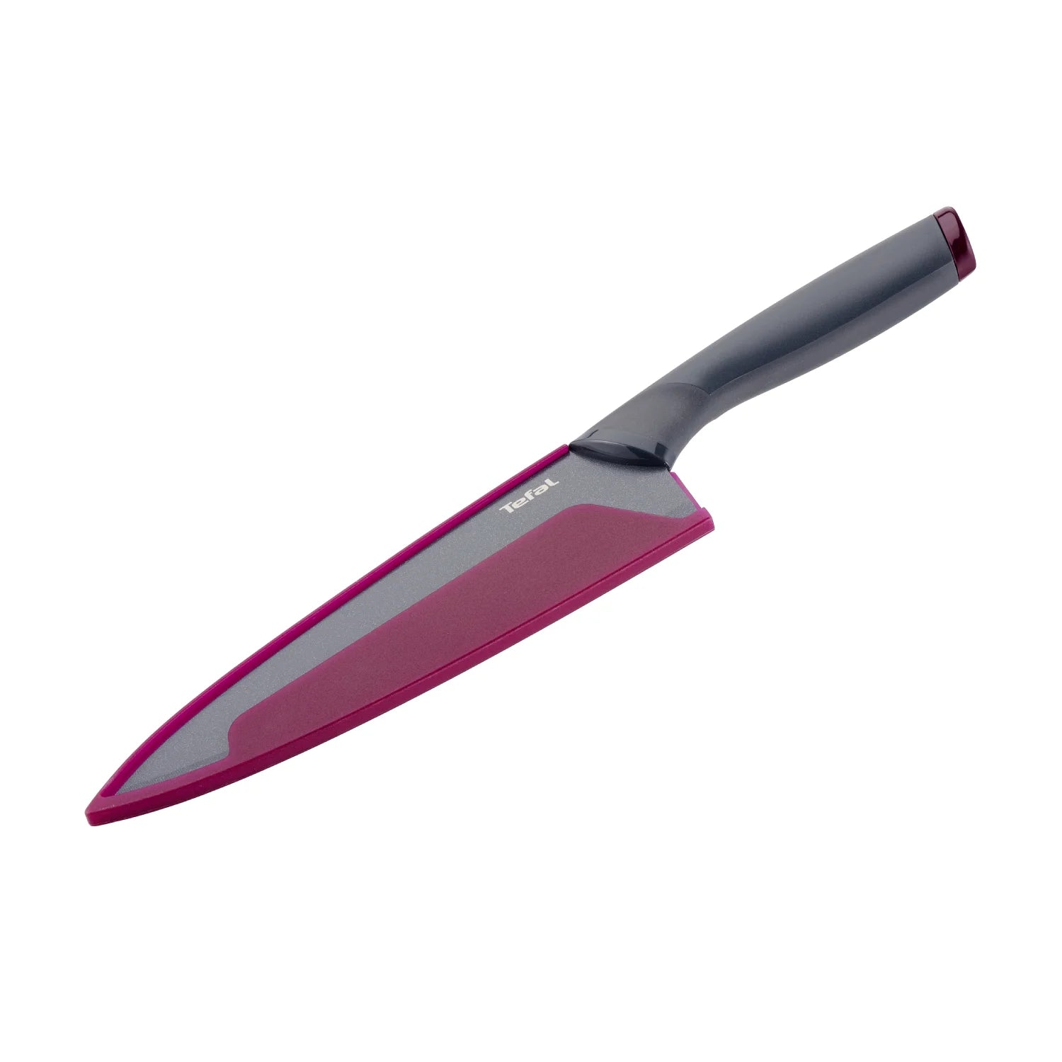 Tefal Fresh Kitchen 20cm Non-Stick Stainless Steel Chef Knife - Professional Cooking Knife for Slicing, Dicing & Chopping Vegetables, Meat & Fruits (Model K1220205)