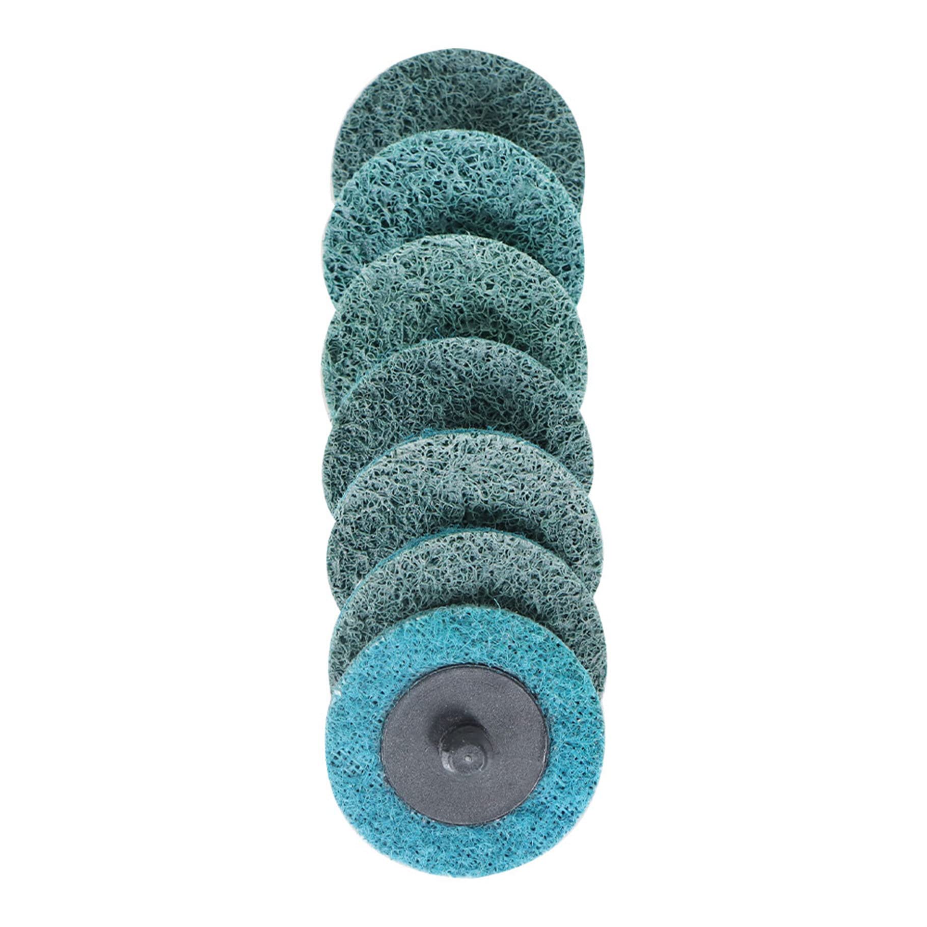 50Pcs 2 Inch Quick Change Sanding Discs - Fine Grit Surface Prep Conditioning Discs for Stripping, Grinding, Polishing & Finishing - Perfect for Woodworking, Metalworking & DIY Projects