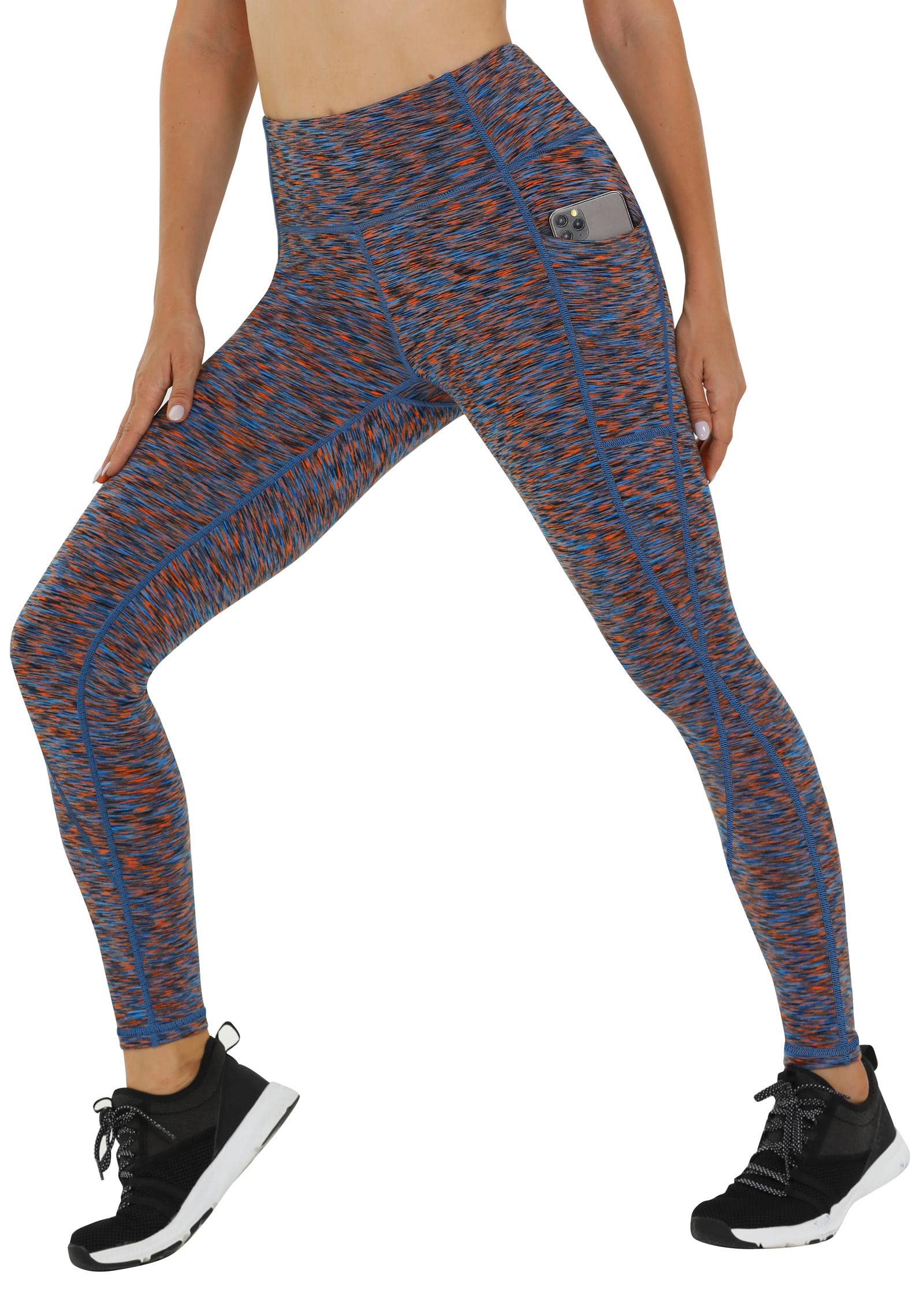 Healthyoga Women's High Waist Yoga Pants with Pockets - Workout Leggings for Gym, Running & Lounge - Comfortable Stretchy Activewear