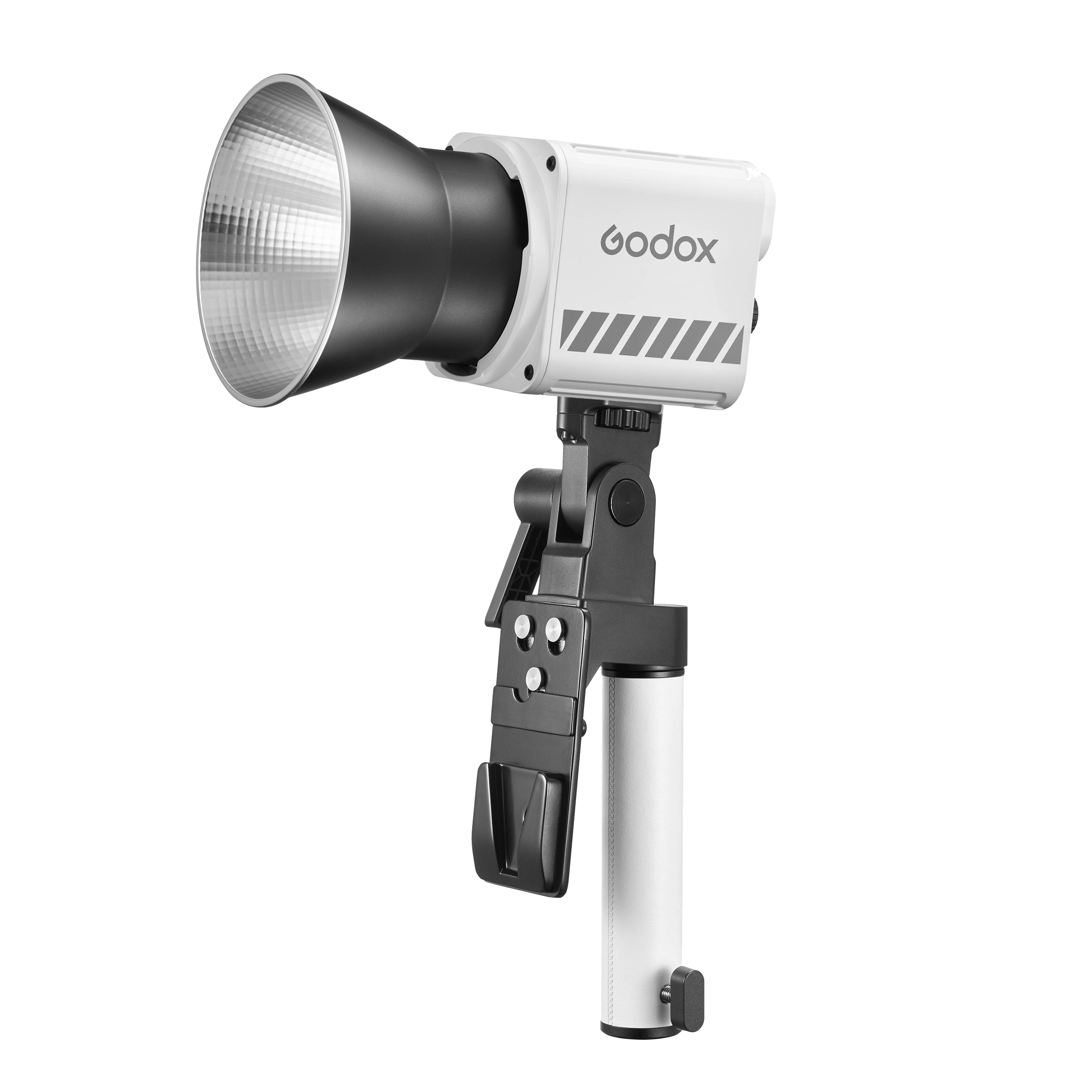 Godox ML60IIBI Compact LED Video Light with AK-B02 V-Mount Battery Grip Handle - Perfect for YouTube, Vlogging, Photography & Studio Lighting
