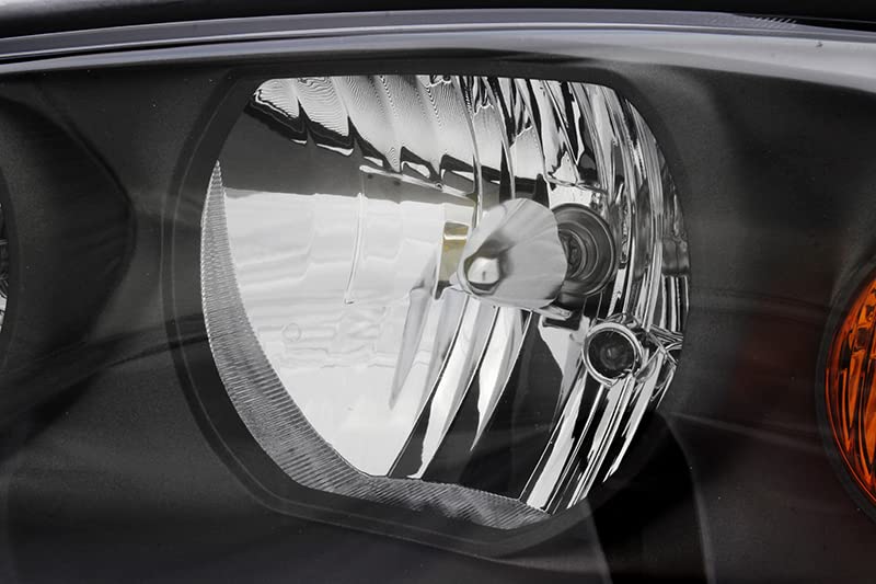 Compatible with Hyundai Elantra Headlights Lamps Set 2004 2005 2006 Halogen Driver & Passenger Side - Replacement for Night Driving & Enhanced Visibility