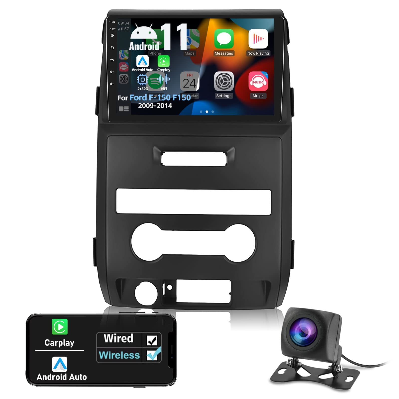 Android 11 Car Stereo for Ford F150 2009-2012 | 9