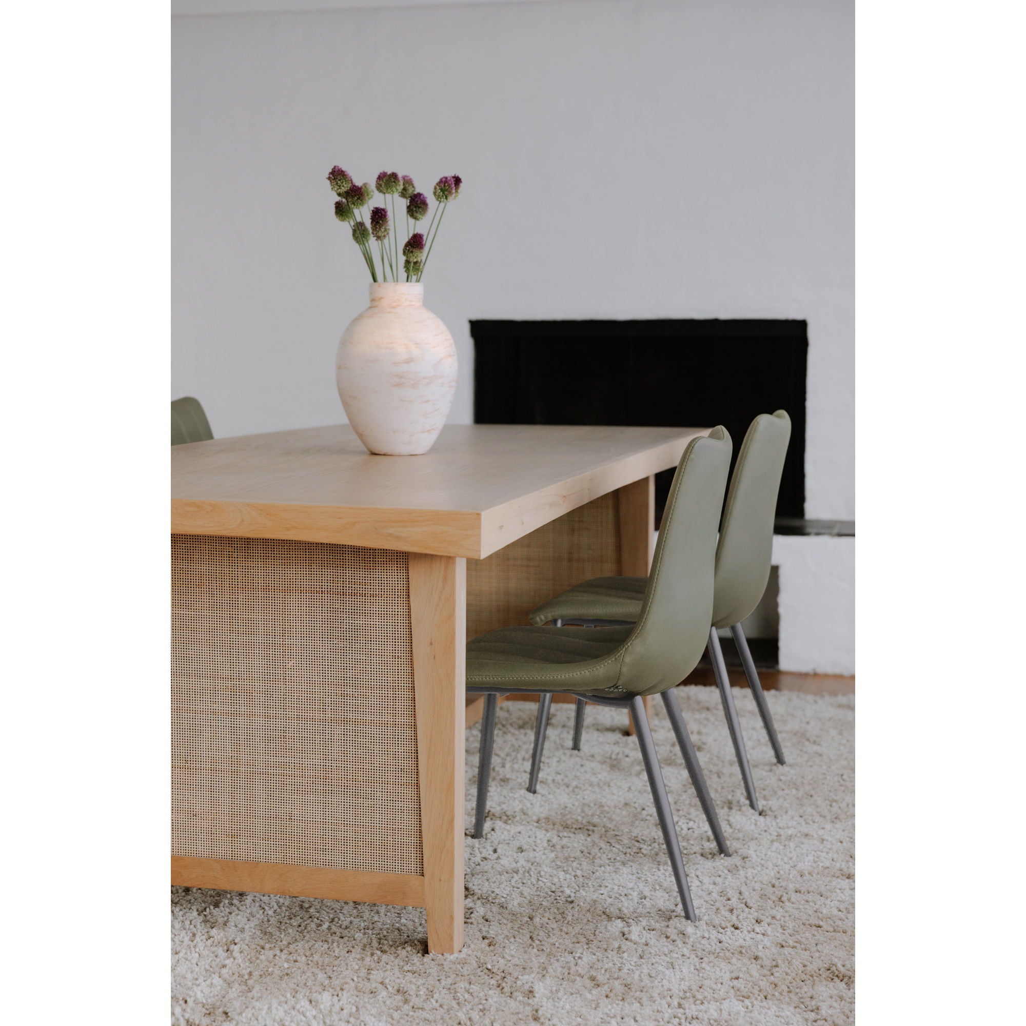 Alibi Dining Chairs Set of 2 - Dark Green Velvet Upholstered Modern Kitchen Chairs for Dining Room, Breakfast Nook & Small Spaces