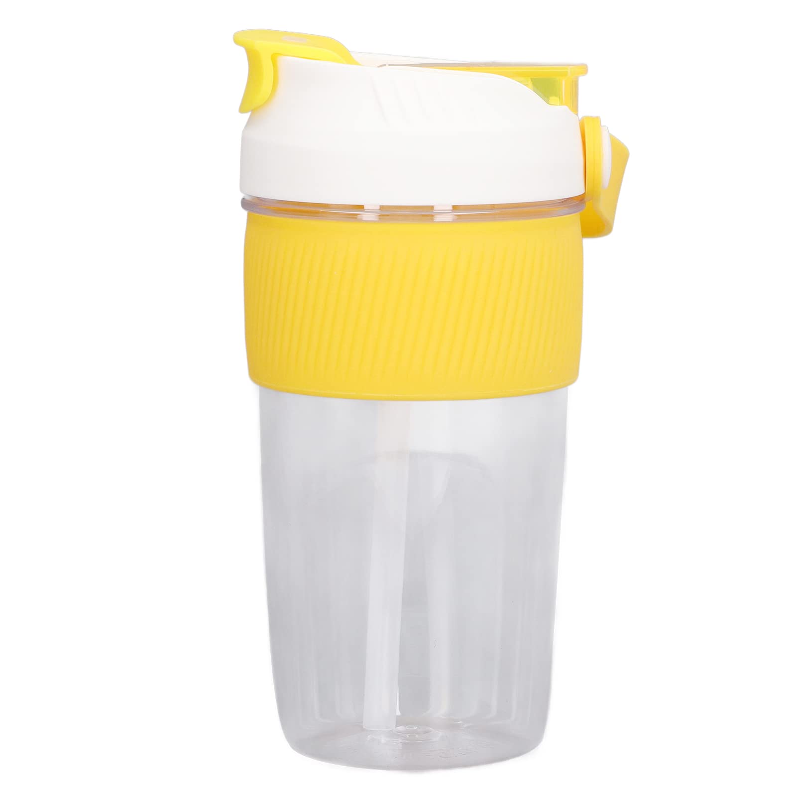Insulated Travel Mug with Straw - 20oz Leakproof Reusable Coffee Tumbler, BPA-Free Plastic with Anti-Slip Grip - Perfect for Commuting, Camping, Office & Outdoor Activities