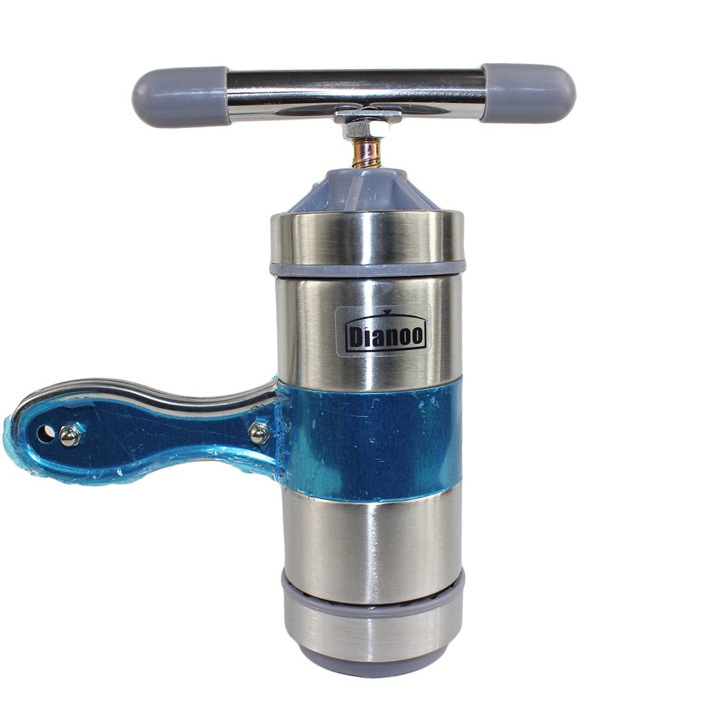 Dianoo Stainless Steel Manual Pasta Maker - Handheld Noodle Press Machine for Homemade Pasta, Dumplings & Ramen | Perfect for Italian, Asian Cuisine & Home Kitchen Use