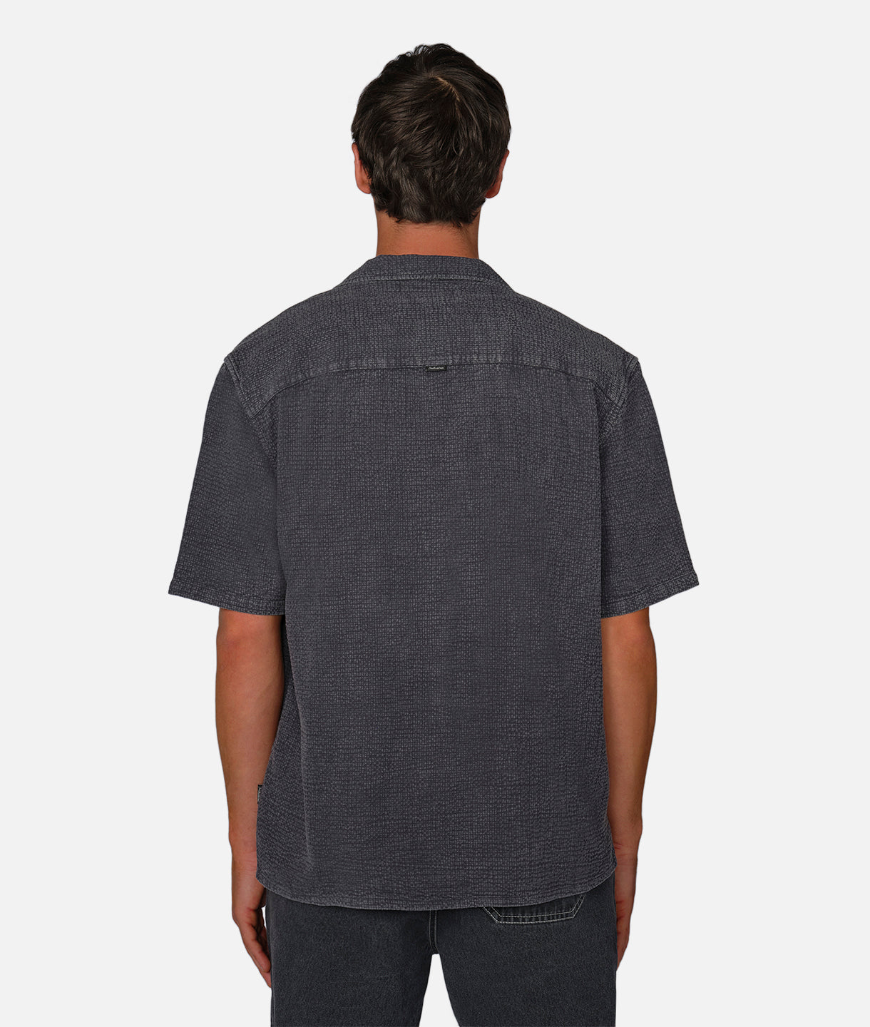 The Canyon Short Sleeve Shirt - Washed Charcoal | Comfortable Casual Men's Top for Outdoor Adventures & Everyday Wear