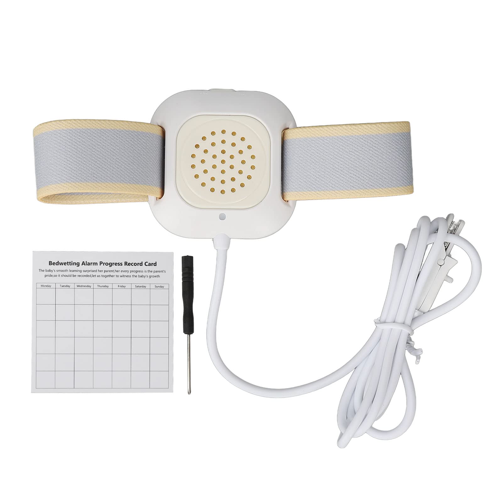 **Bedwetting Alarm for Kids - Waterproof Potty Training Alarm with Vibration & Sound Sensor - Pee Alarm for Boys & Girls - Helps Stop Bedwetting at Night (Ideal for Home & Travel Use)**