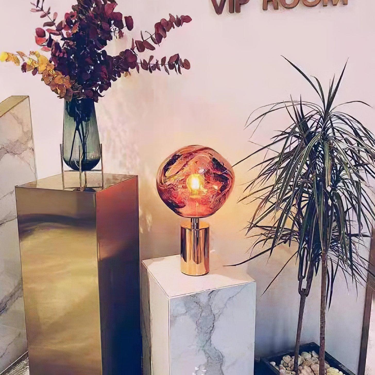 Modern Lava Table Lamp - Decorative LED Night Light for Bedroom, Living Room, or Office - Creates Relaxing Ambiance for Home Decor