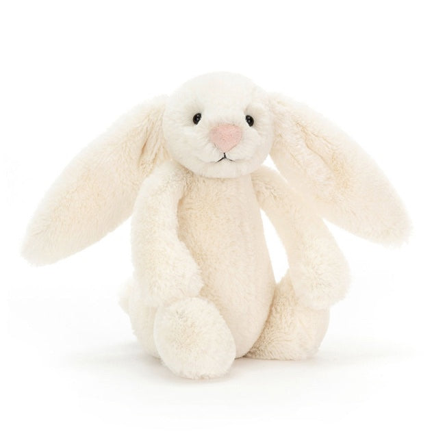 Jellycat Bashful Cream Bunny Stuffed Animal - Soft Plush Toy for Kids & Babies - Perfect for Nursery Decor, Baby Shower Gifts & Cuddling
